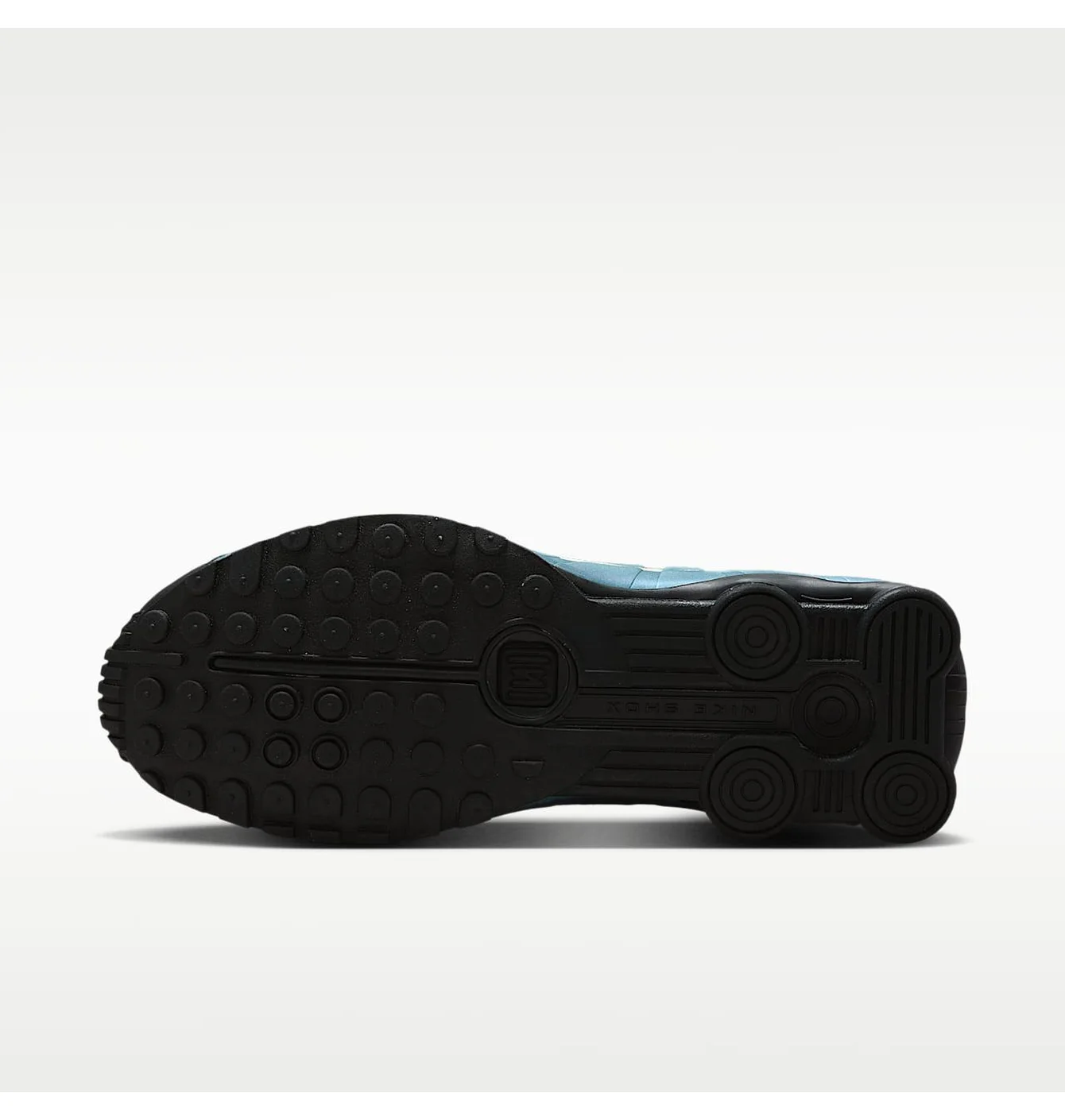 Кросівки чоловічі Nike Shox R4 Reflective Black/Turquoise IF4849-500