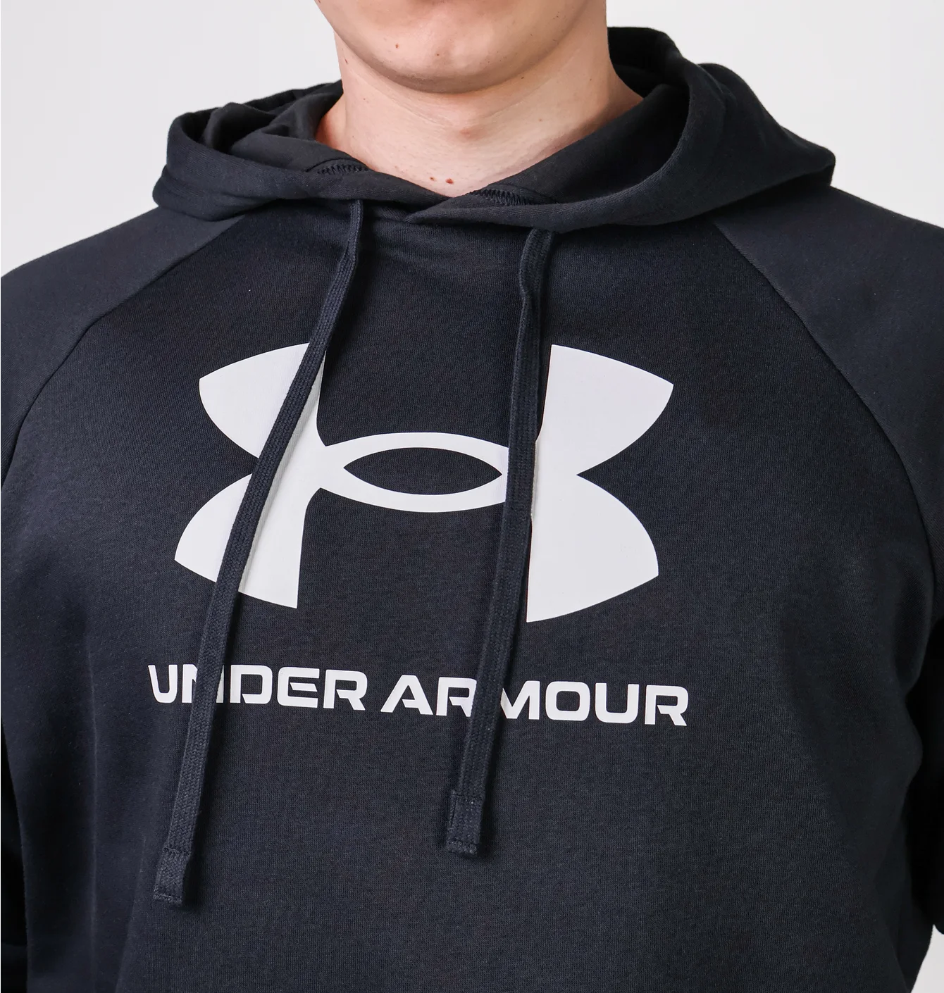 Худі чоловіче Under Armour Rival Logo Fleece Hoody Black 1379758-001