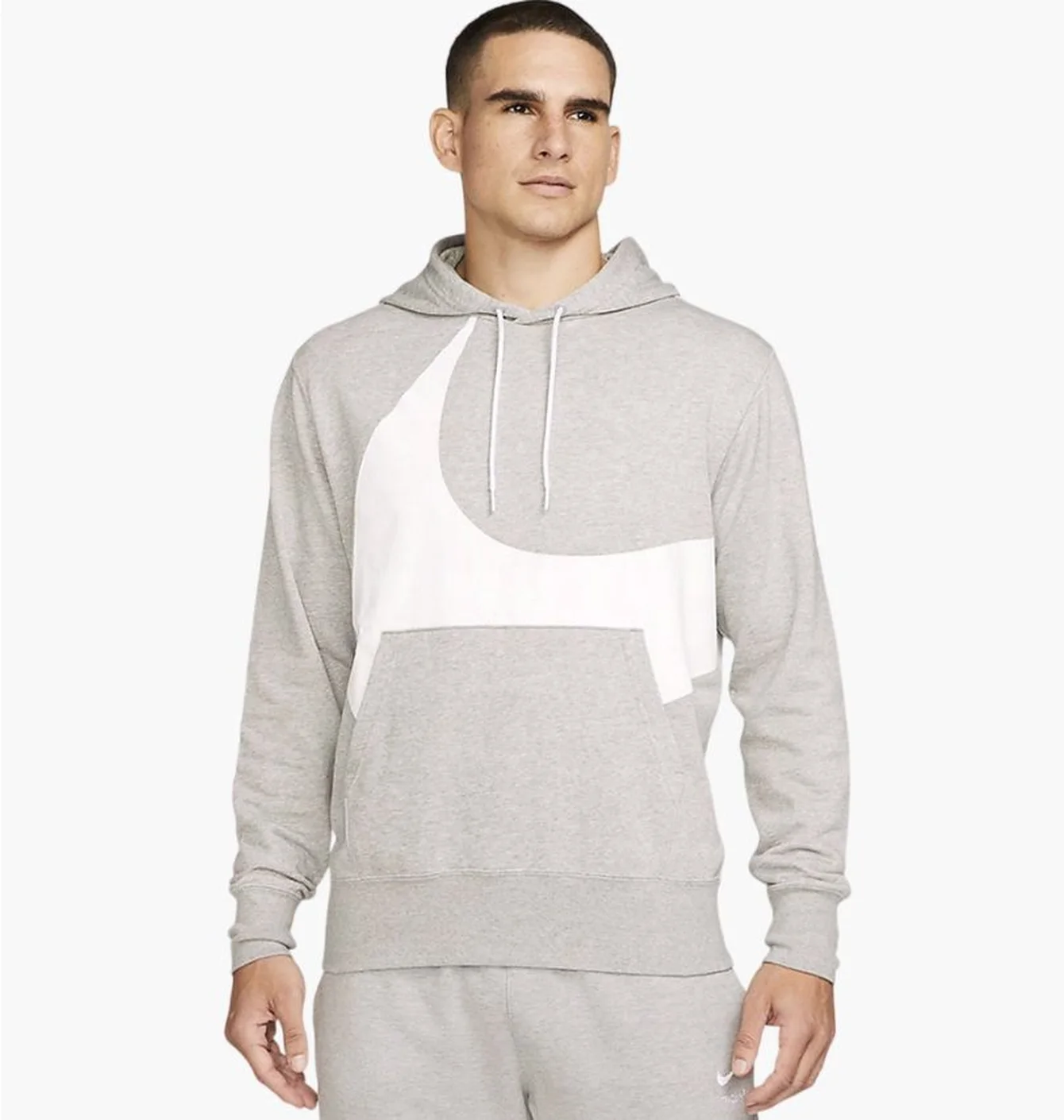 Худі чоловіче Nike Nsw Swoosh Grey DV8150-063