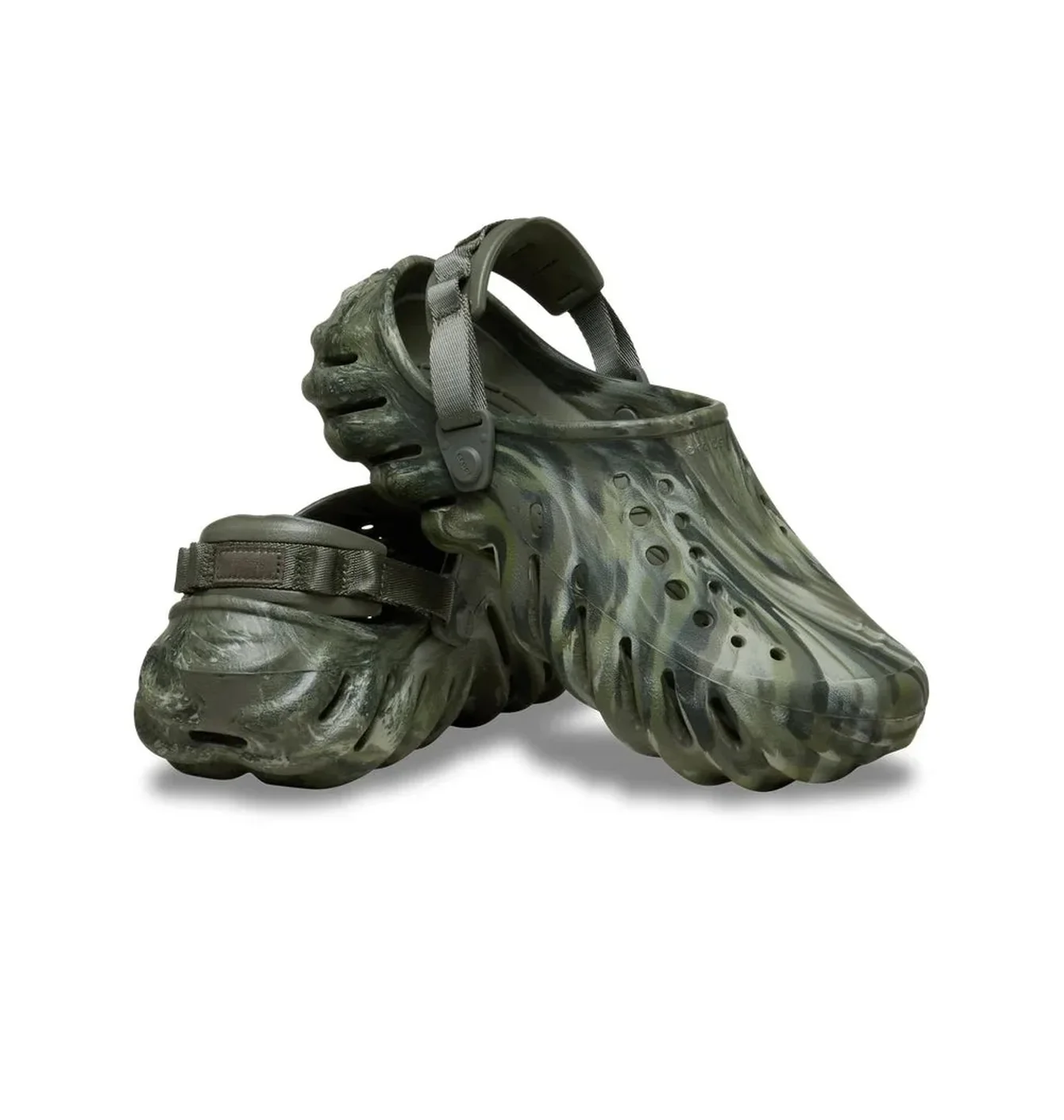Тапочки унісекс CROCS Echo Olive 208454-3N4