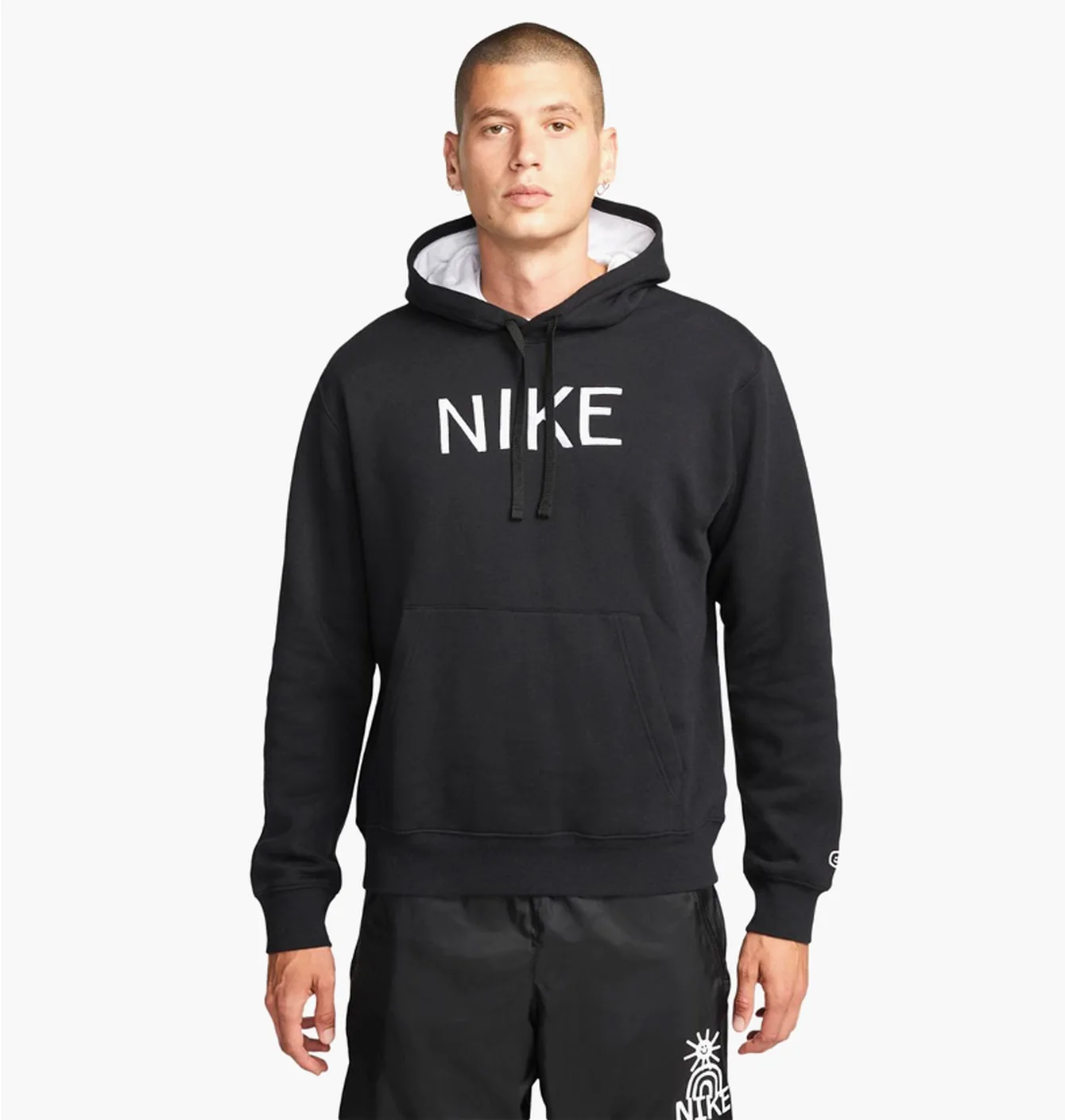 Худі чоловіче Nike M Nsw Hbr-C Bb Po Hoodie Black Dq4020-010