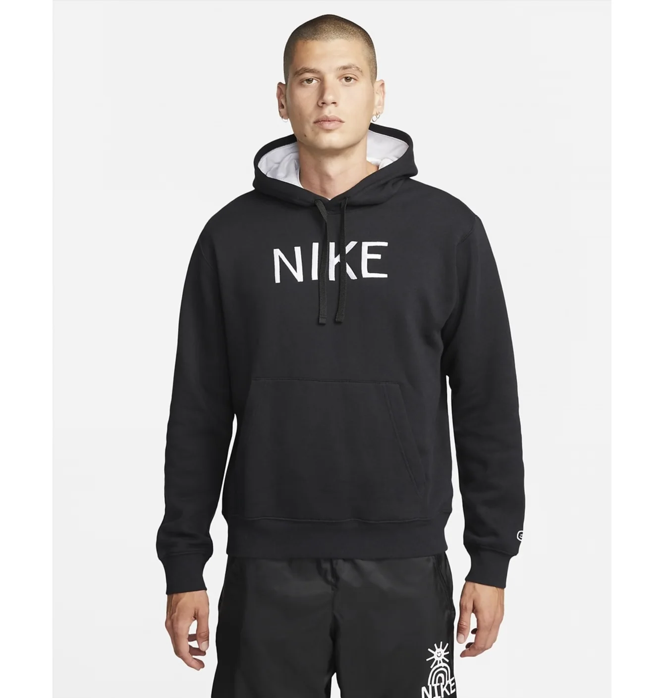 Худі чоловіче Nike M Nsw Hbr-C Bb Po Hoodie Black Dq4020-010