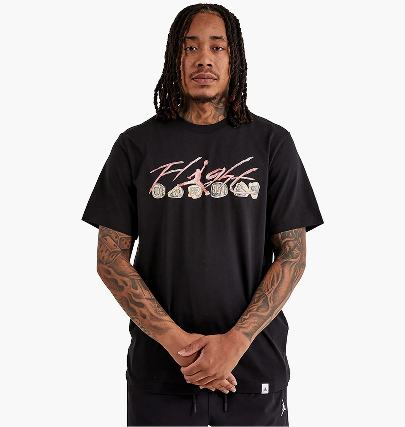 Футболка чоловіча Air Jordan Flight Essential Rings Tee Black FN5966-010