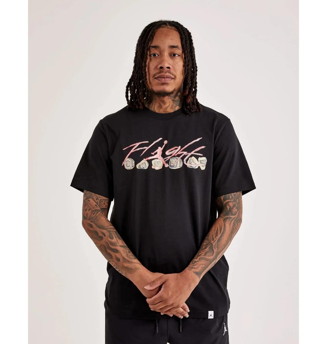 Футболка чоловіча Air Jordan Flight Essential Rings Tee Black FN5966-010