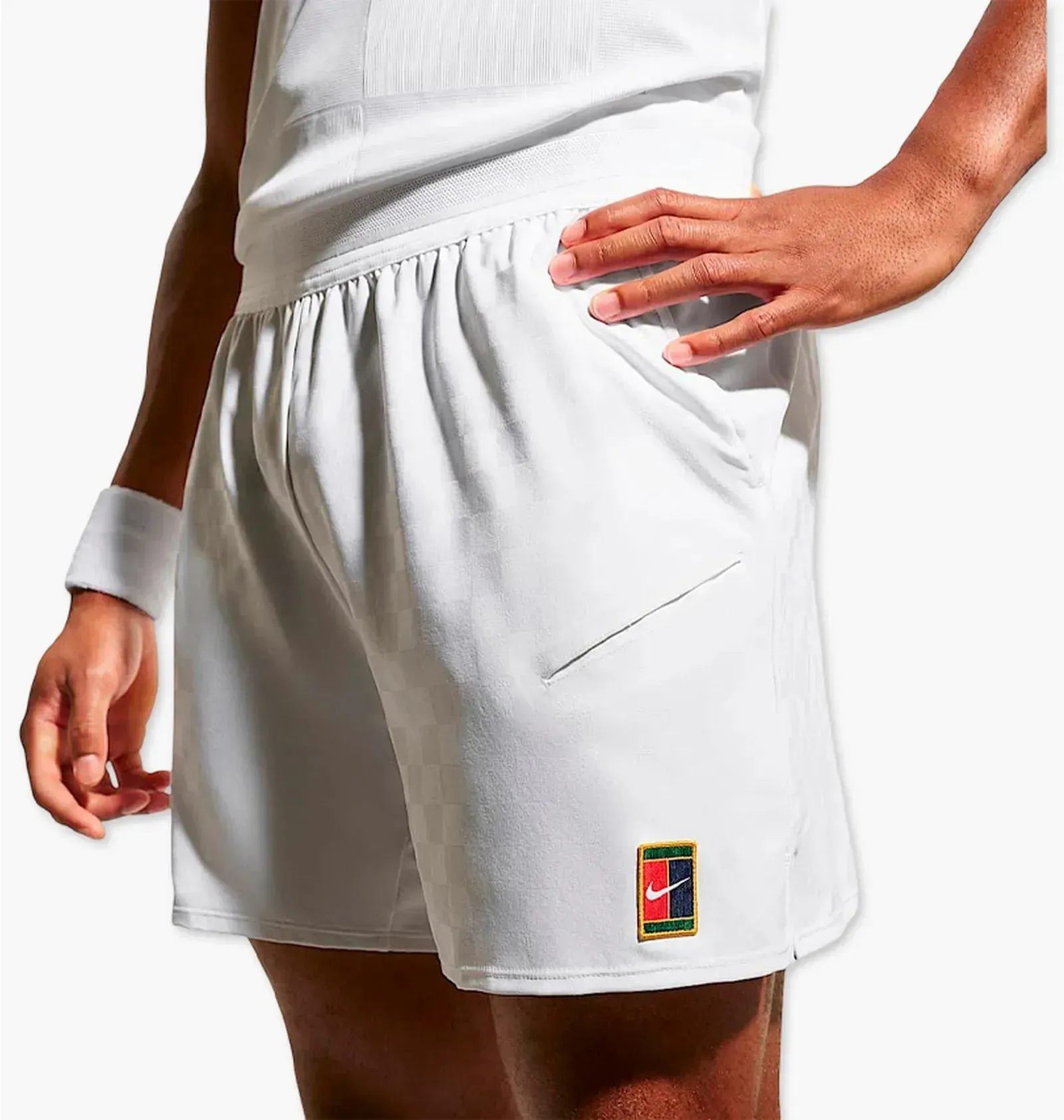 Шорти чоловічі Nike Court Slam White (IB1043-100)