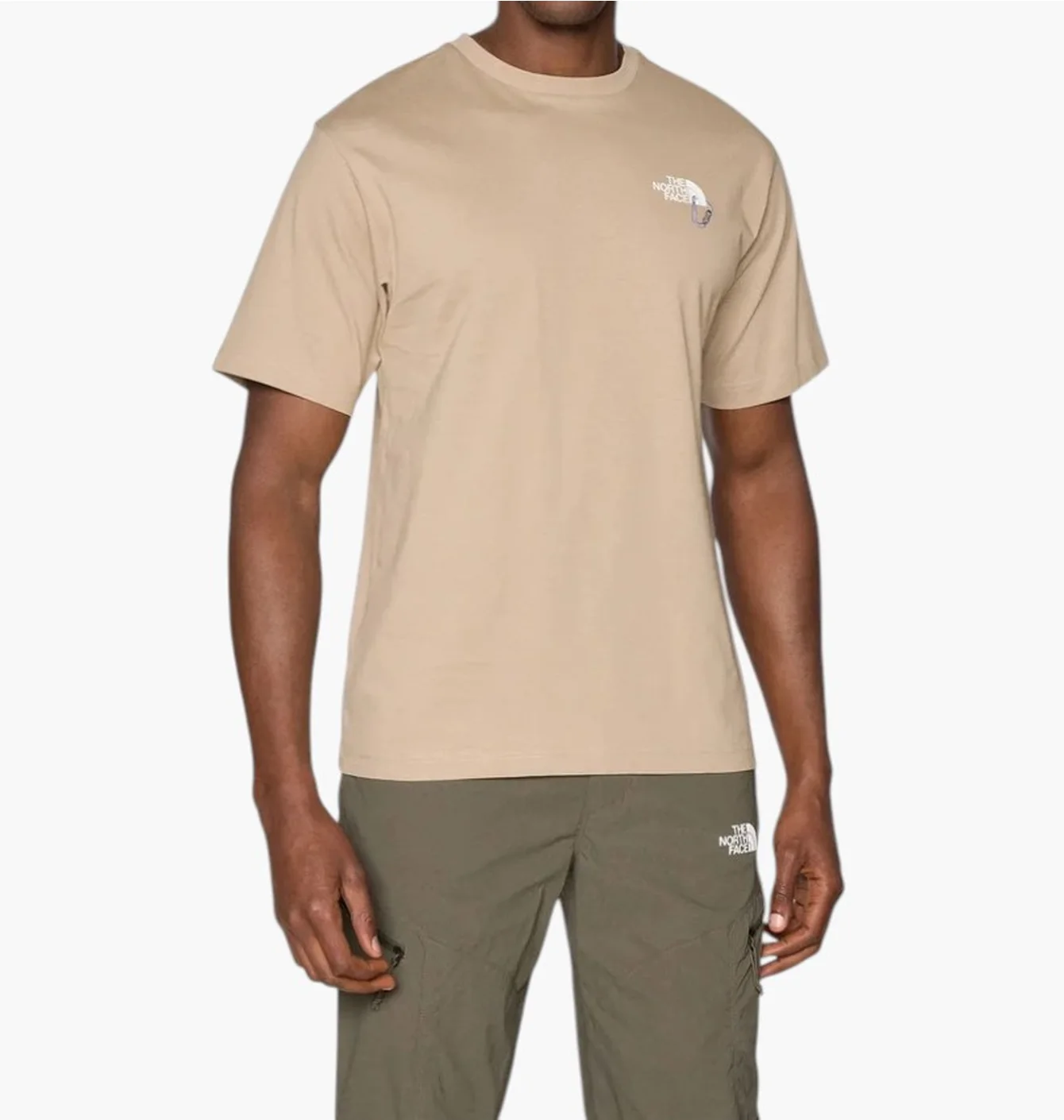 Футболка унісекс The North Face Explore Carabiner Relaxed Beige NF0A8F2HBOX