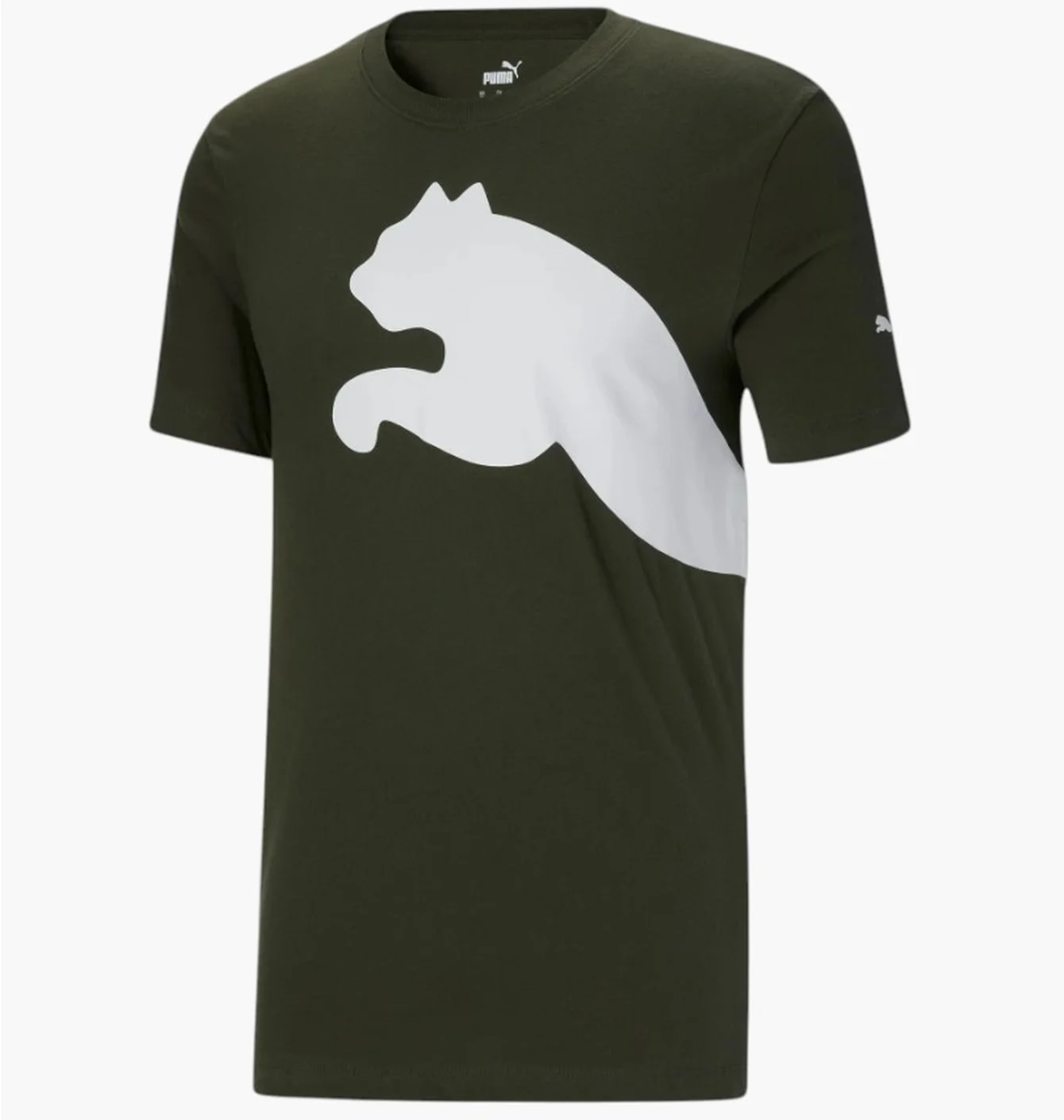 Футболка чоловіча Puma Oversized Logo Green 586109-70