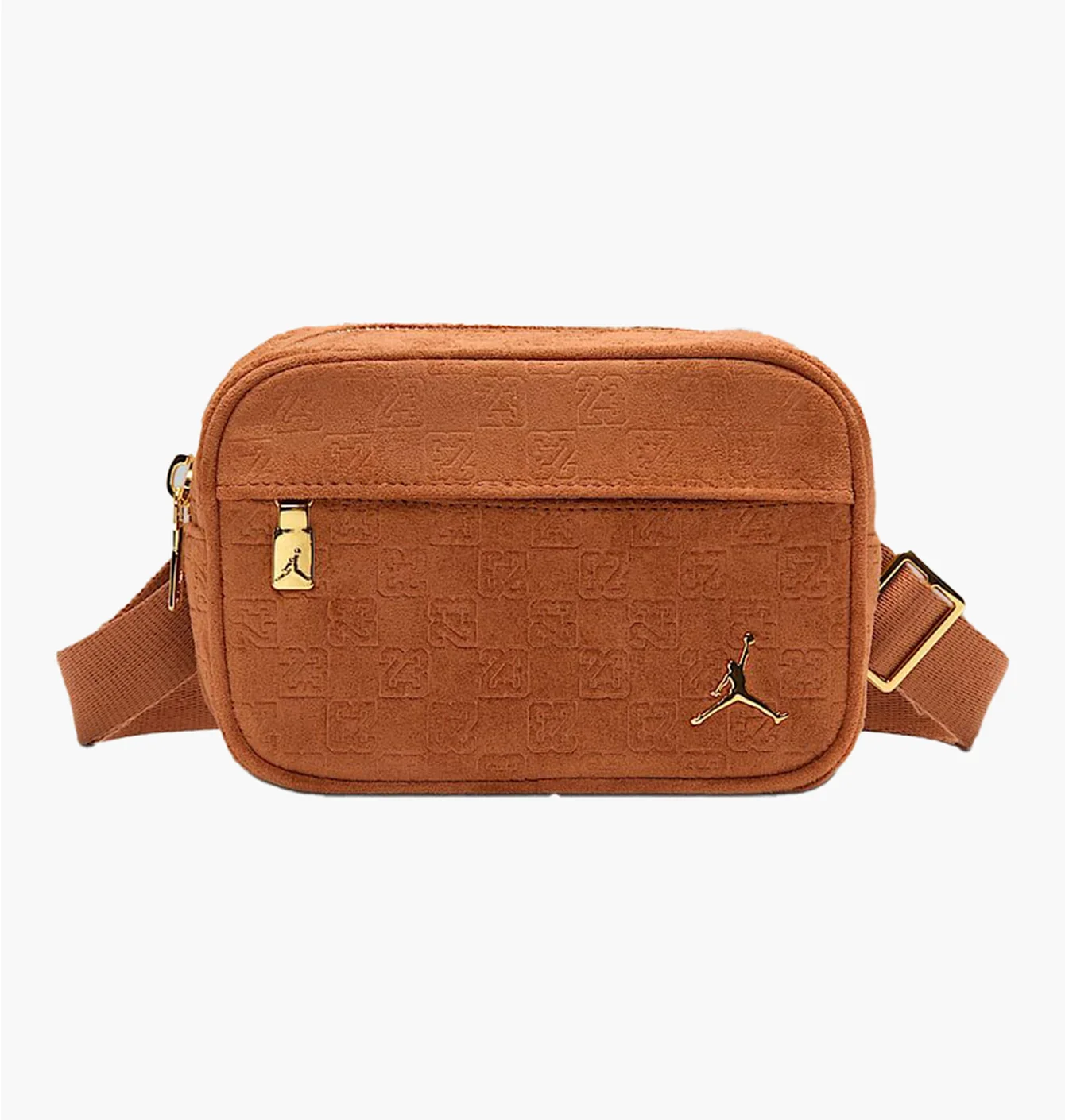Сумка чоловіча Air Jordan Jam Suede Monogram Camera Brown MA9207-X6X
