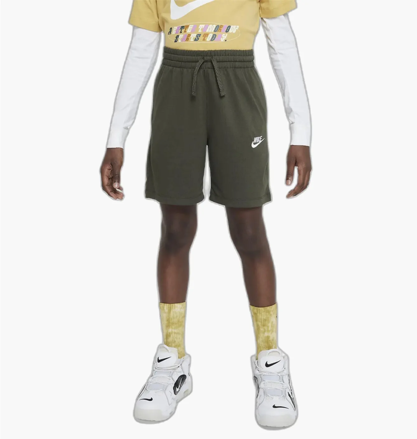 Шорти дитячі Nike B Nsw Short Jsy Aa Olive DA0806-325