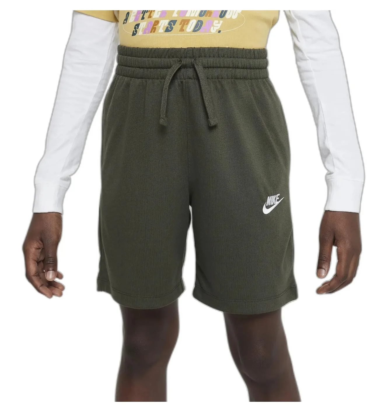 Шорти дитячі Nike B Nsw Short Jsy Aa Olive DA0806-325