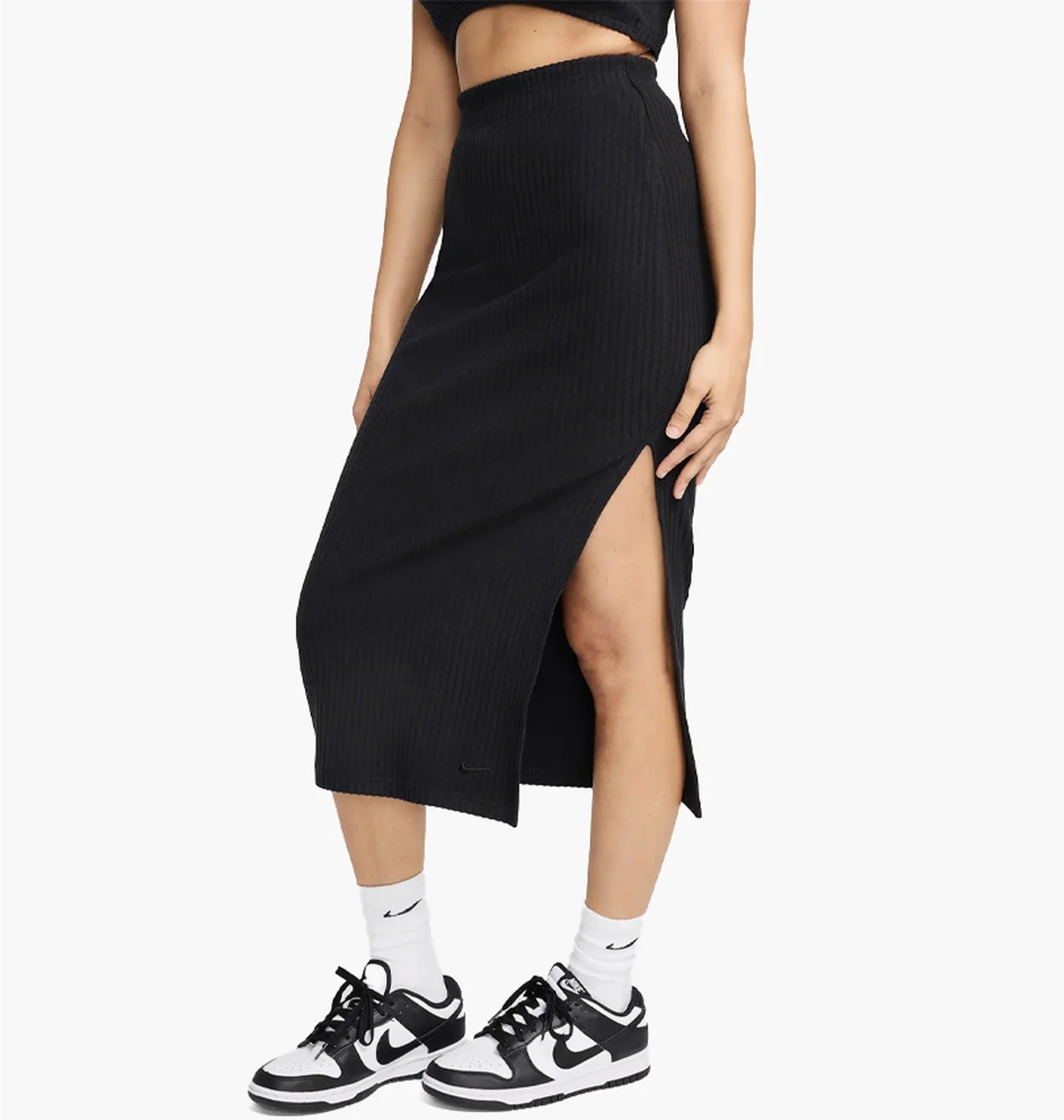 W NSW NK CHLL KNT RIB MD SKIRT