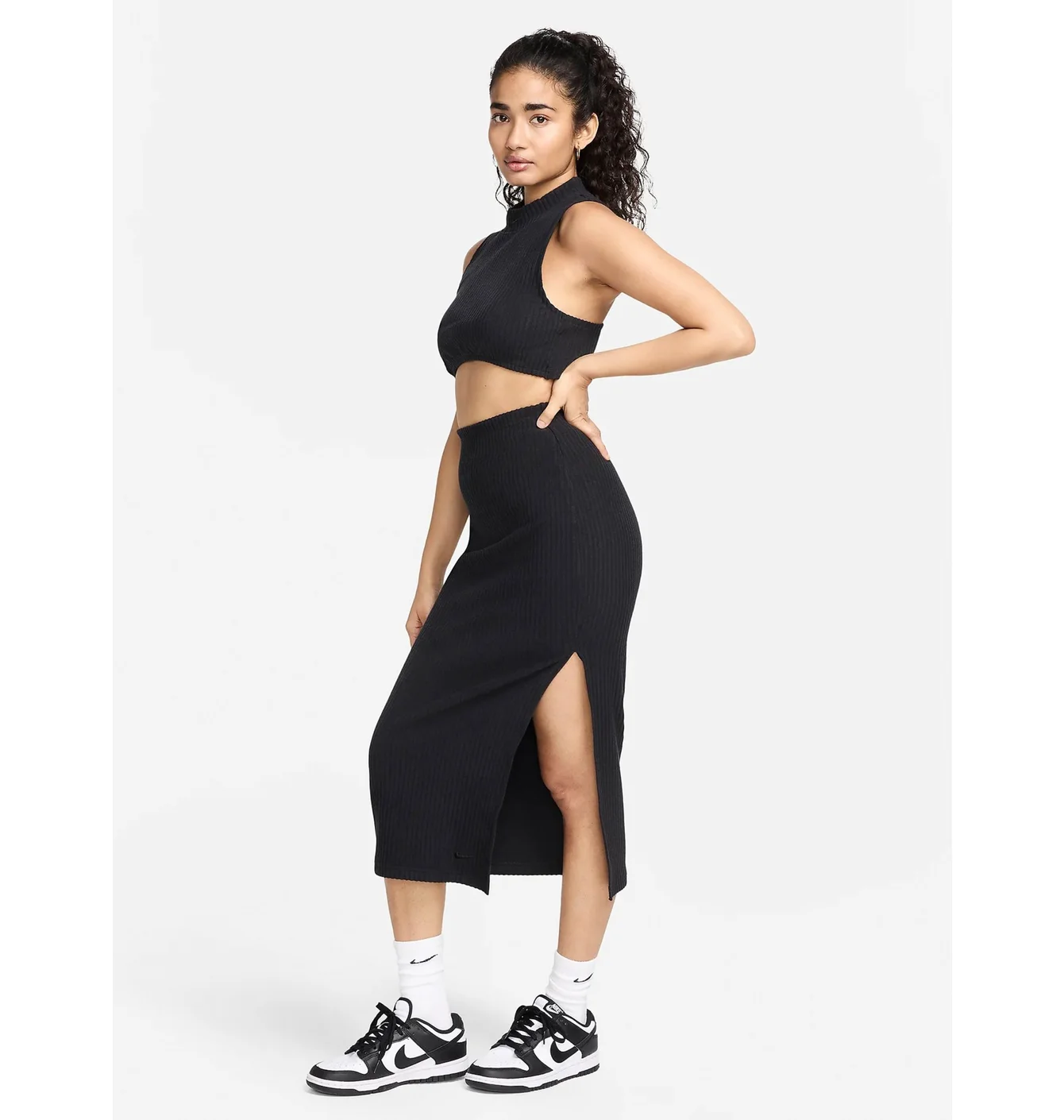 W NSW NK CHLL KNT RIB MD SKIRT
