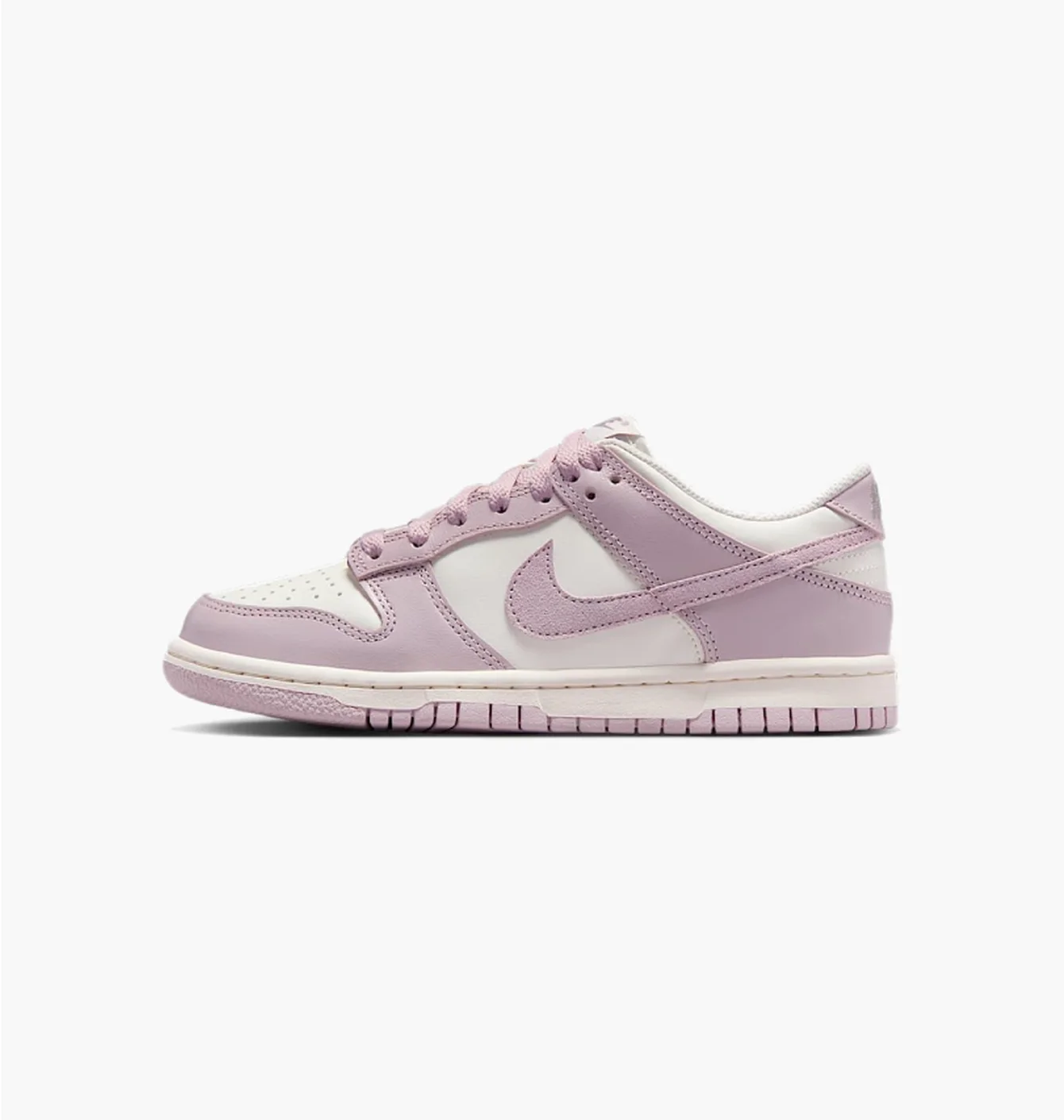Кросівки дитячі Nike Dunk Low Gs White/Violet FB9109-122