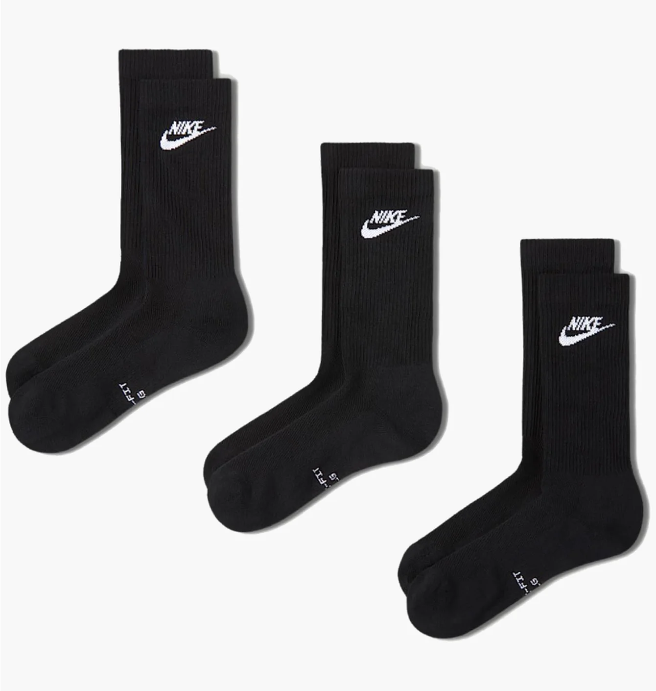 Шкарпетки чоловічі Nike Everyday Elevated (3 пари) Black IH8522-902