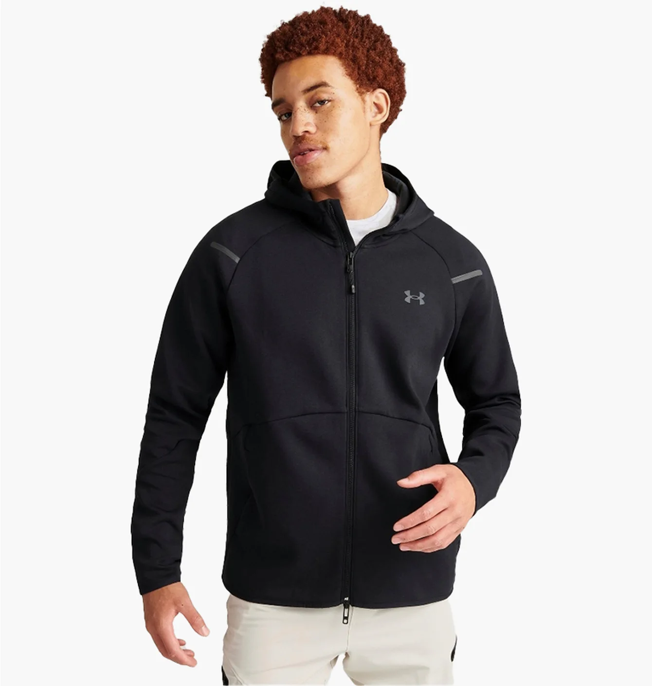 Кофта чоловіча Under Armour Unstoppable Fleece Full-Zip Hoodie Black 1379806-001