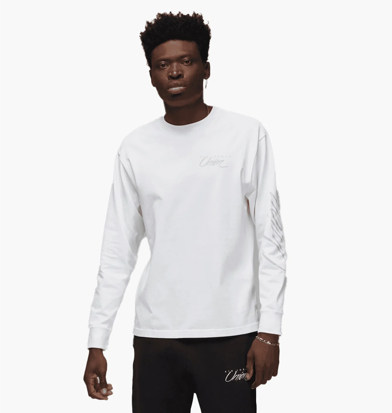 Jordan x Union MJ L/S Tee White/Grey Haze