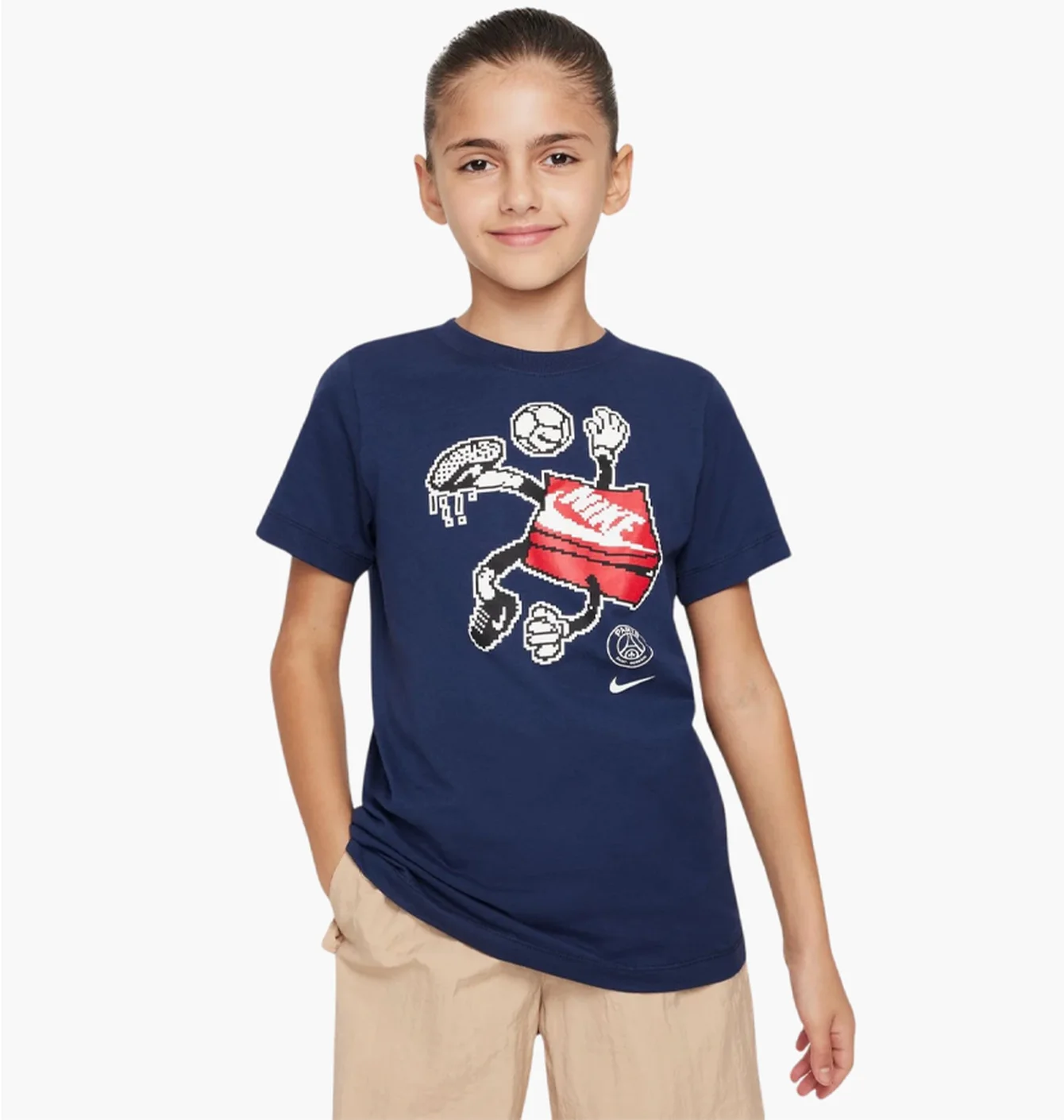 Футболка дитяча Nike Psg Character Tee Blue FZ0166-410