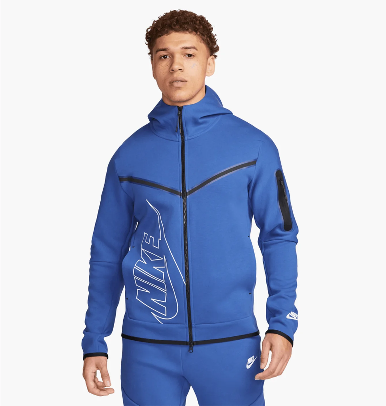 Кофта Nike Tech Fleece Windrunner Blue