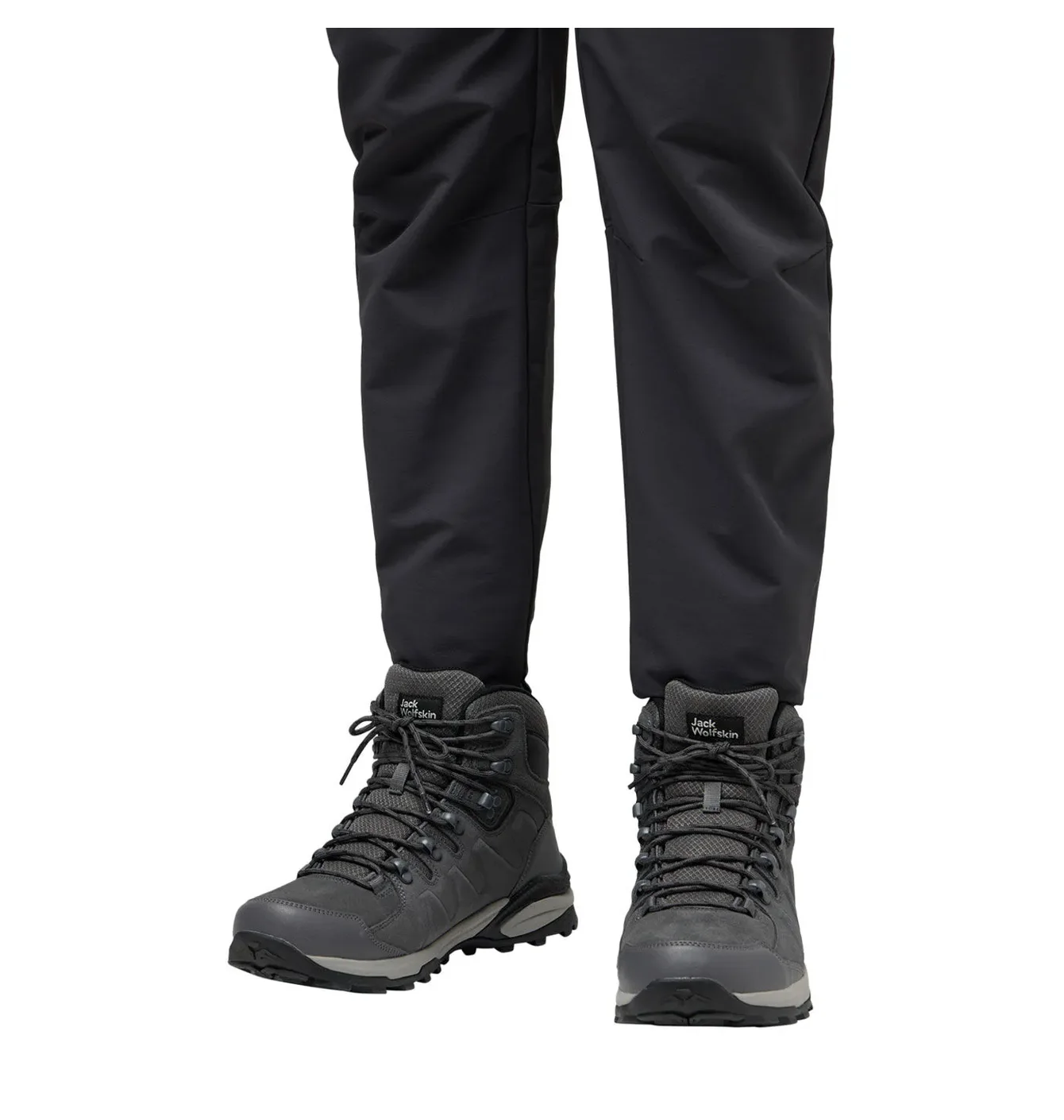 Черевики чоловічі Jack Wolfskin Refugio Texapore Grey 4049841-6945