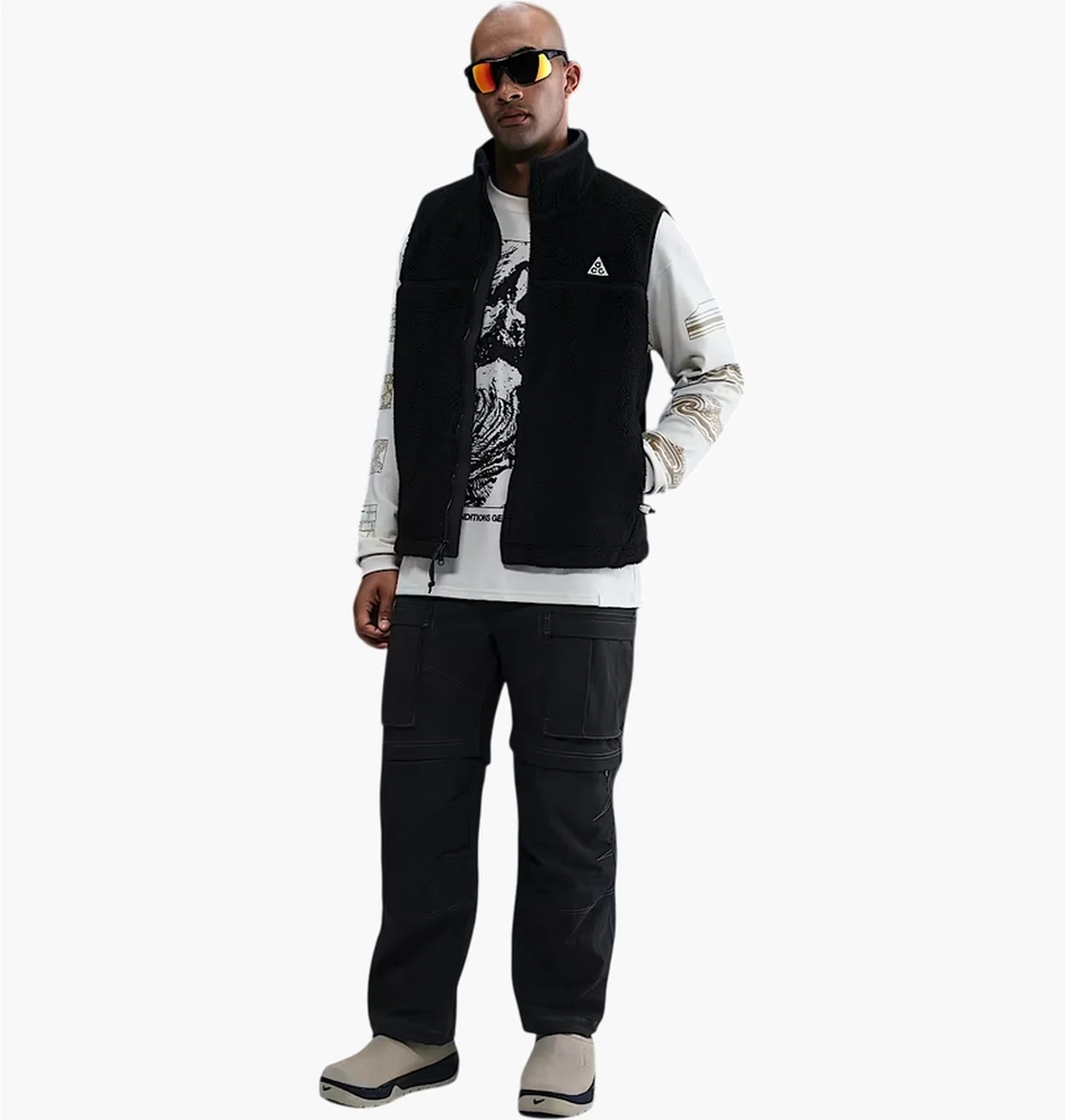 Жилетка чоловіча Nike Acg Canwell Glacier Therma-Fit Adv Vest Black HV1111-010