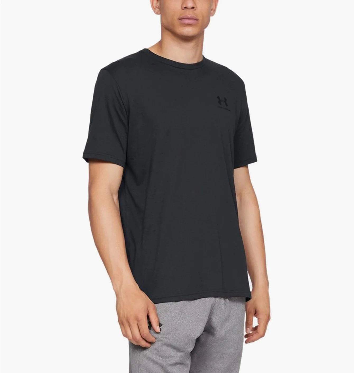 Футболка чоловіча Under Armour Sportstyle Lc Ss Black 1326799-001