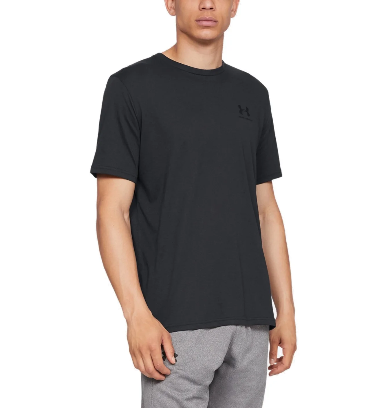 Футболка чоловіча Under Armour Sportstyle Lc Ss Black 1326799-001