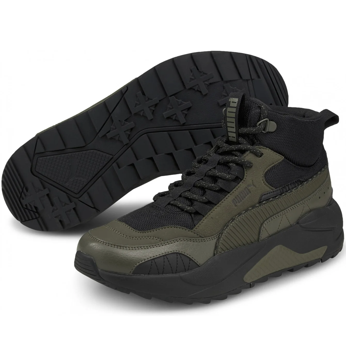 Кросівки чоловічі Puma X-Ray 2 Square Mid Winter Green/Black 373020-05