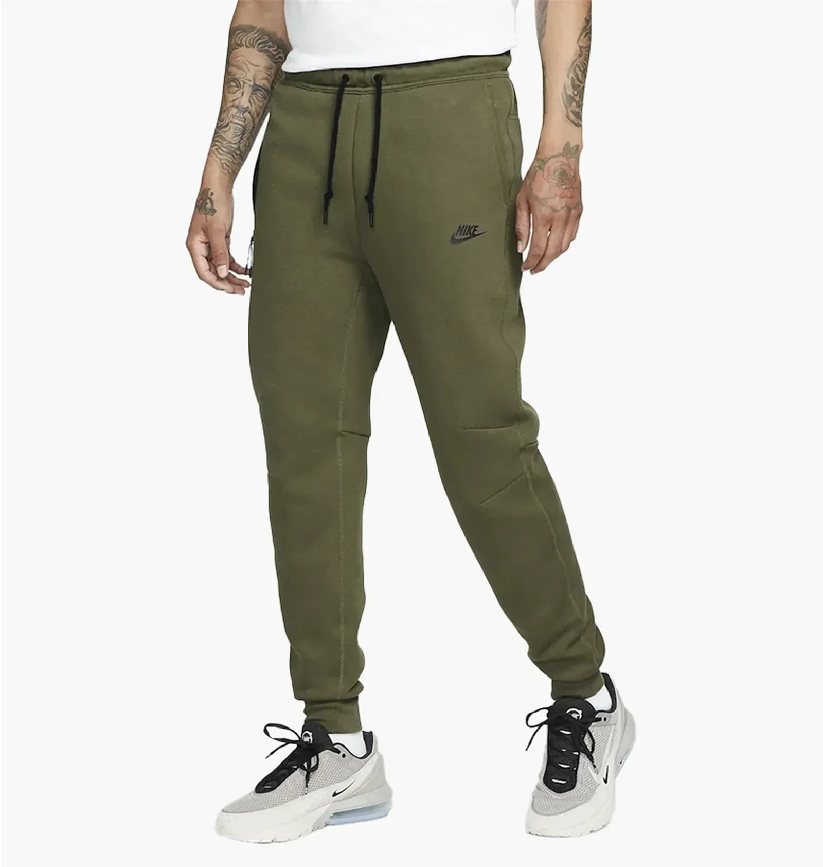 Спортивний костюм чоловічий Nike Tech Fleece Olive (DD5257-222_DD5293-222)