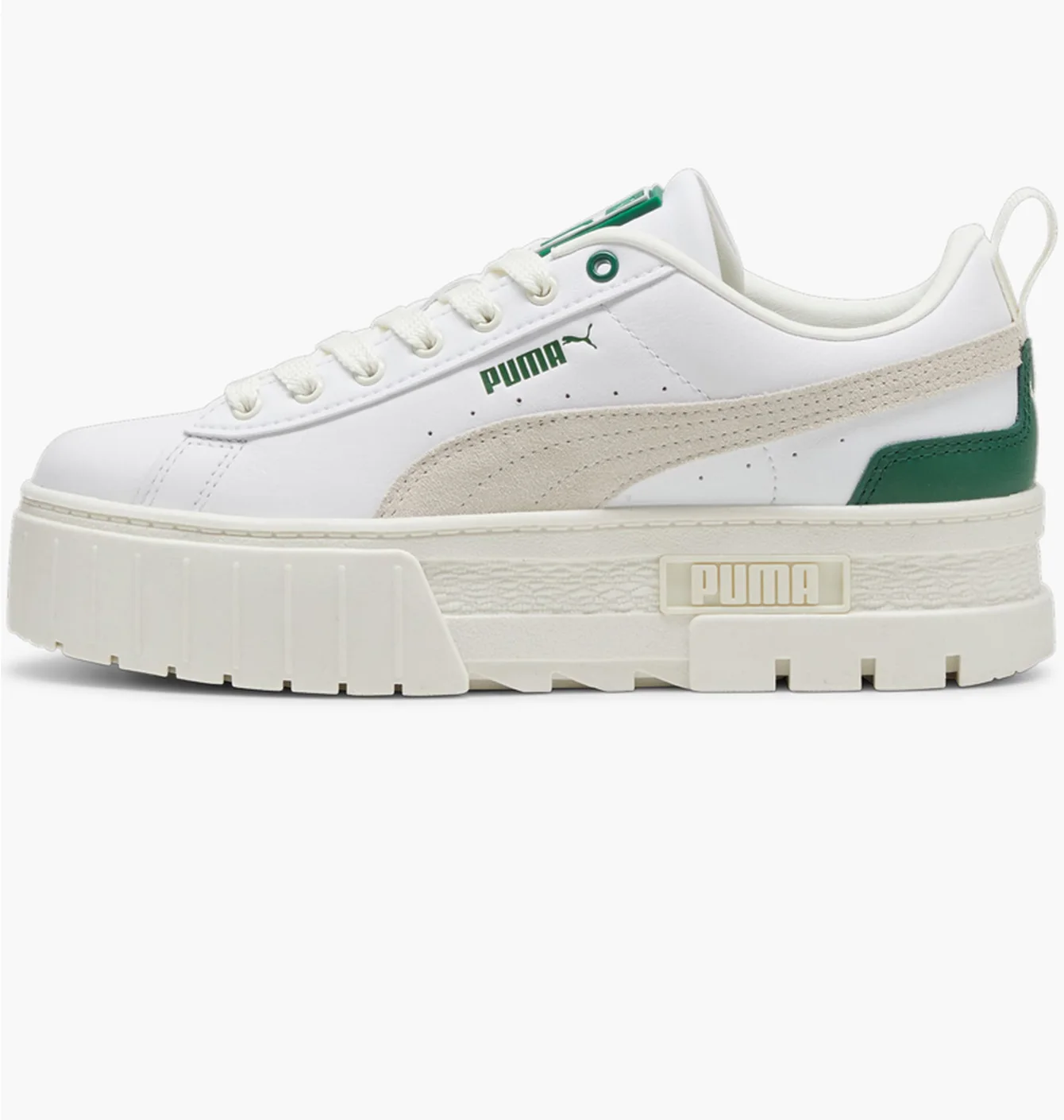Puma Mayze white with green detail