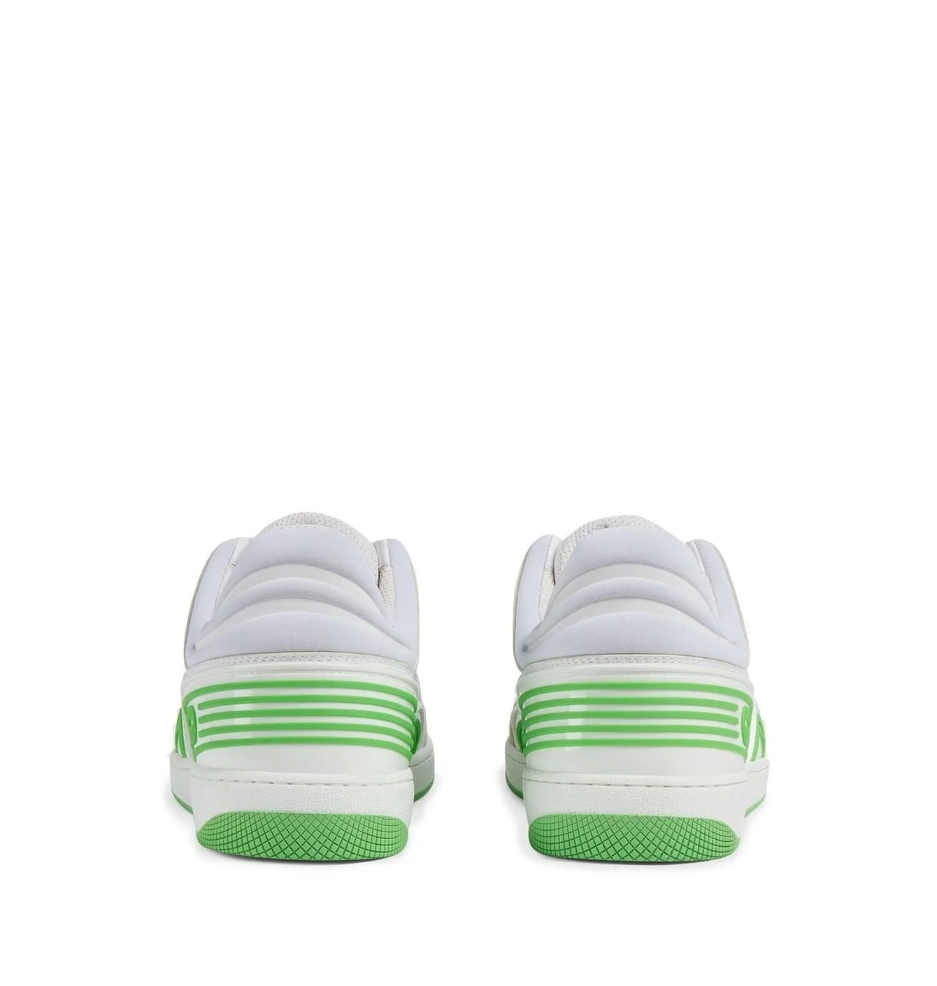 Gucci Basket Low White Demetra Green