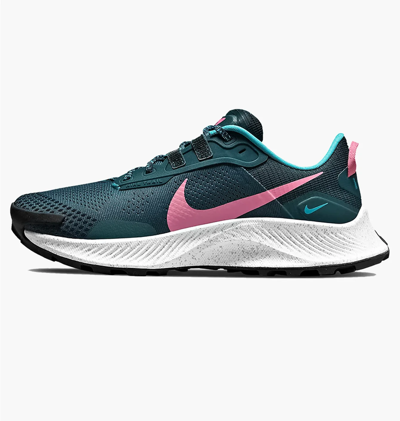 Nike Pegasus Trail 3 Dark Teal Green Pink Glow (W)