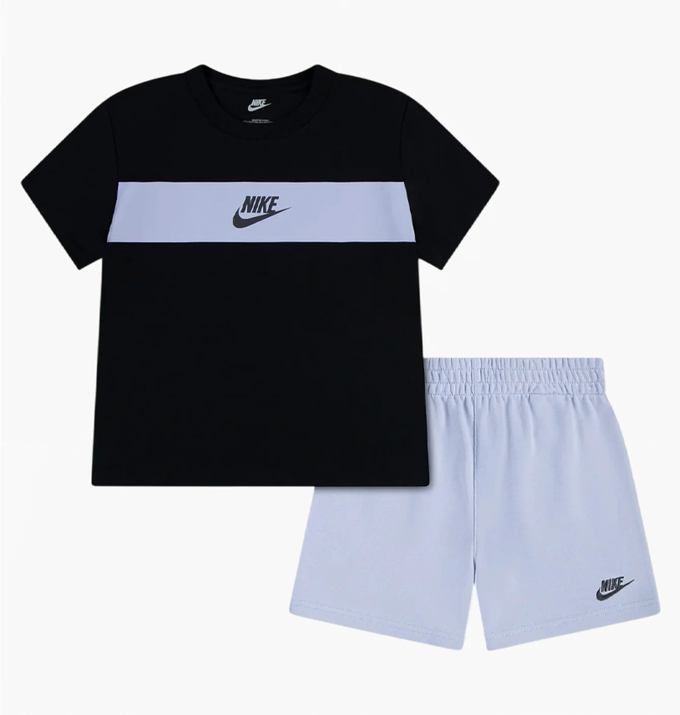 Набір: футболка, шорти Nike Futura Icon Black/Violet 86N922-BAD