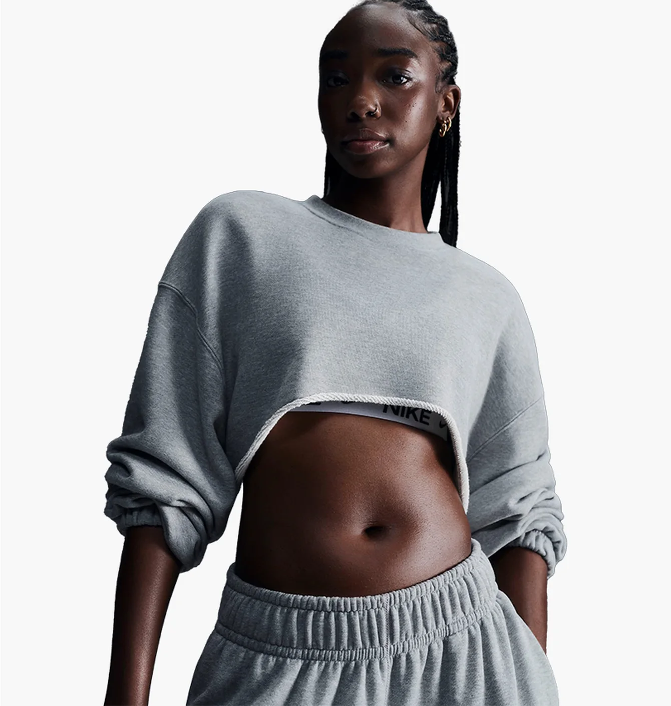 NIKE DANCE OS SHRUG WHITE