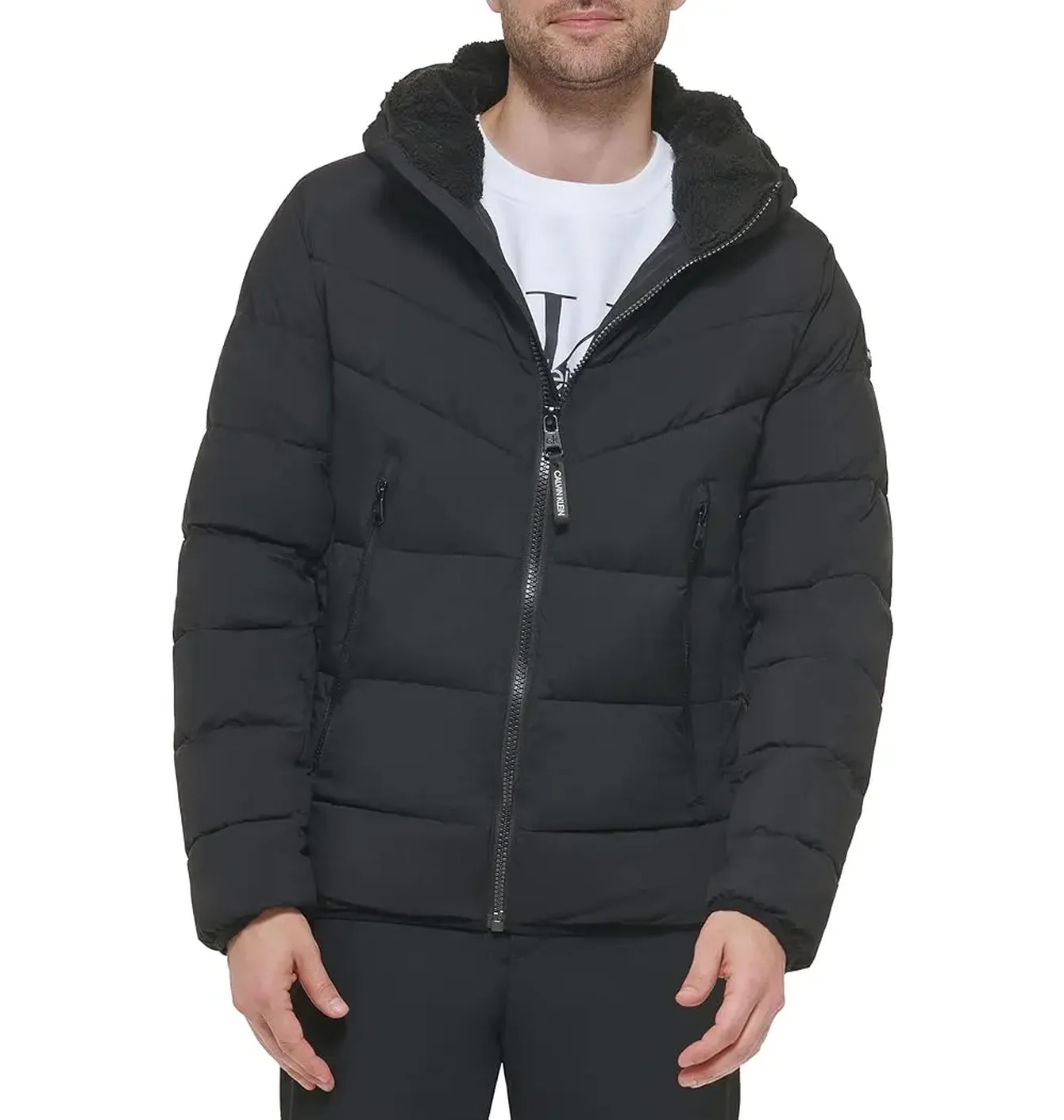 Пуховик чоловічий Calvin Klein Winter Coat Black CM155201
