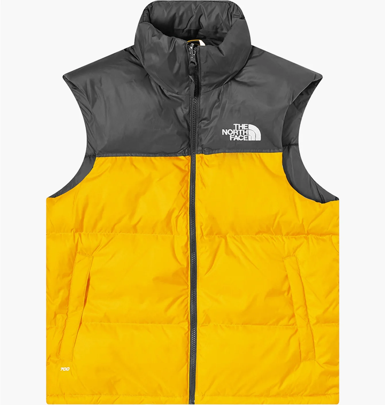 The North Face Retro Nuptse Vest Yellow/Black