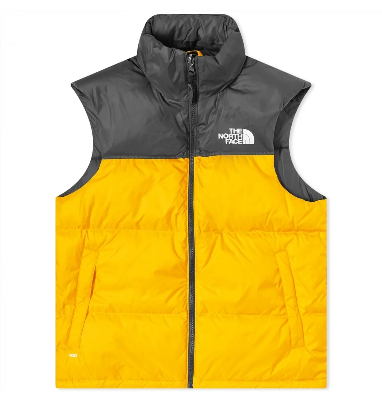 The North Face Retro Nuptse Vest Yellow/Black