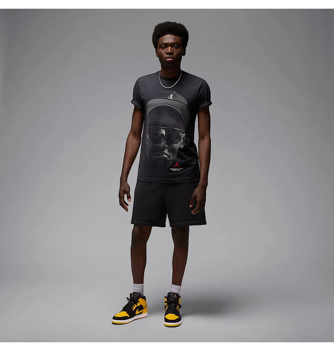 Кросівки чоловічі Air Jordan 1 Mid Se Black/Yellow HJ6654-071