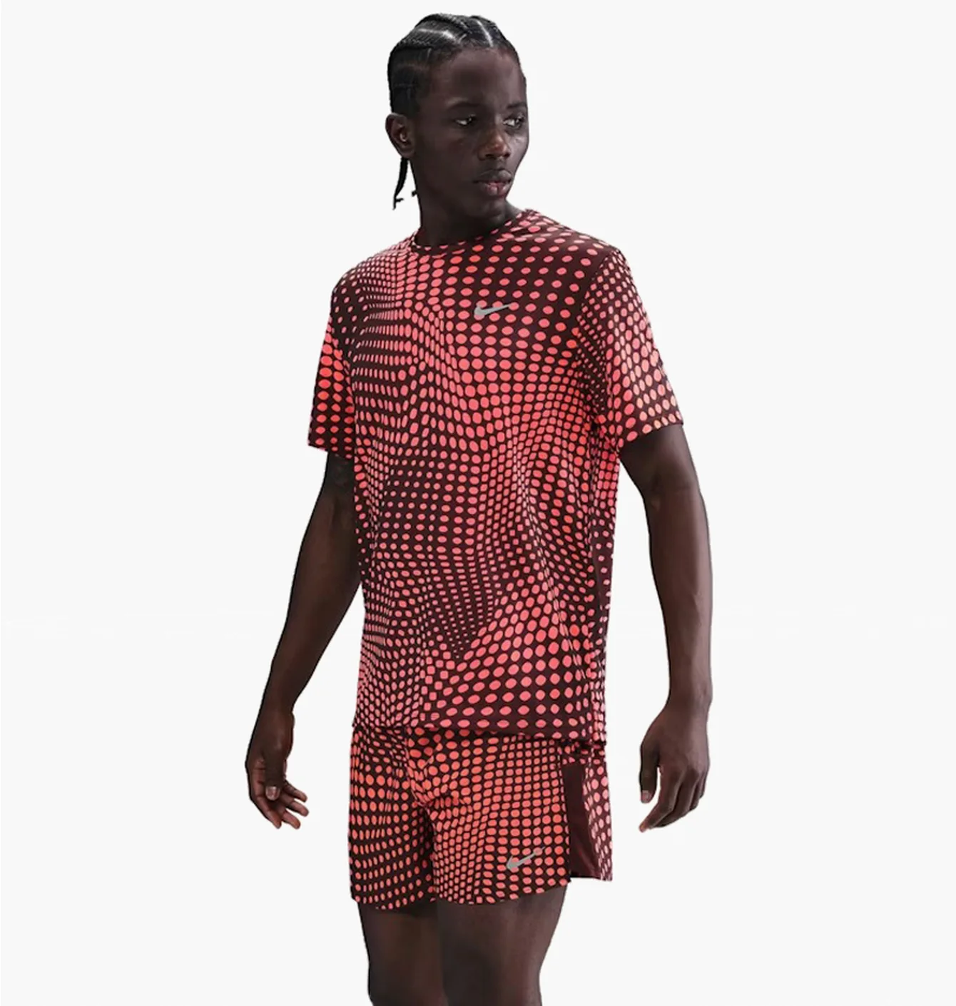 Футболка чоловіча Nike Running Dri-Fit Red HV2209-652