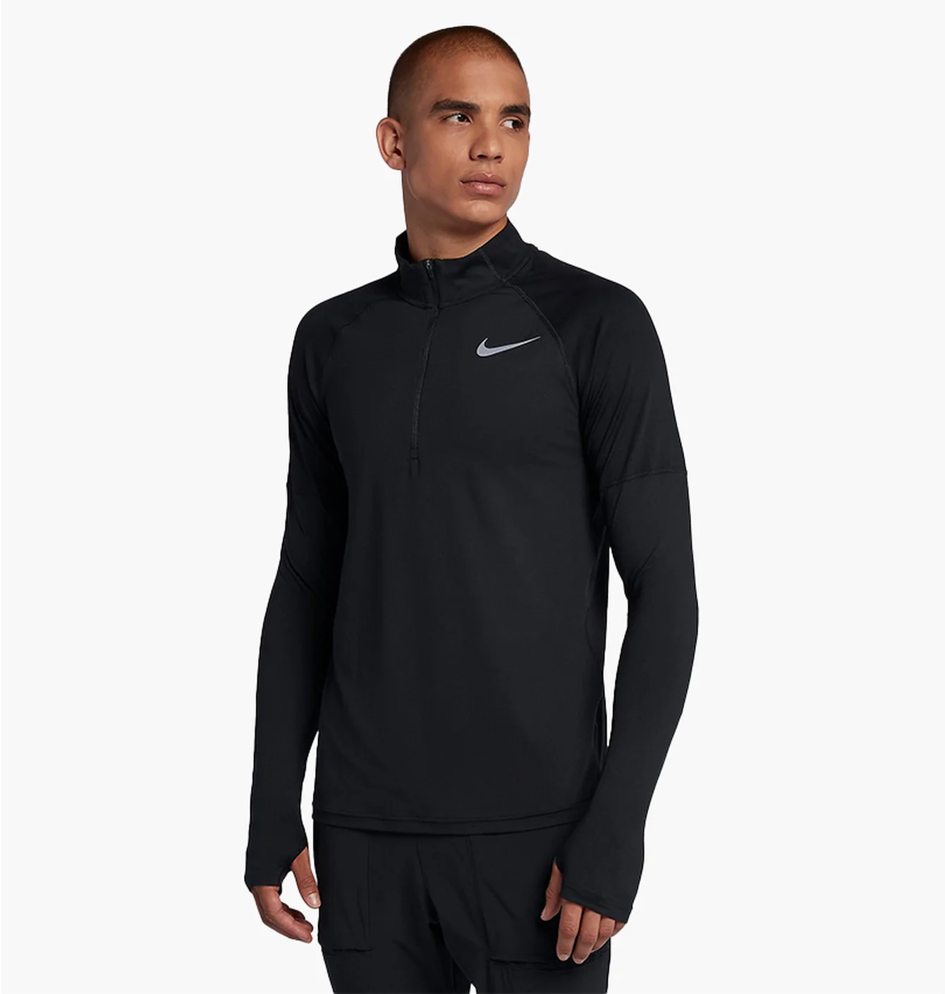 NIKE ELEMENT DRI FIT HALF ZIP RUNNING