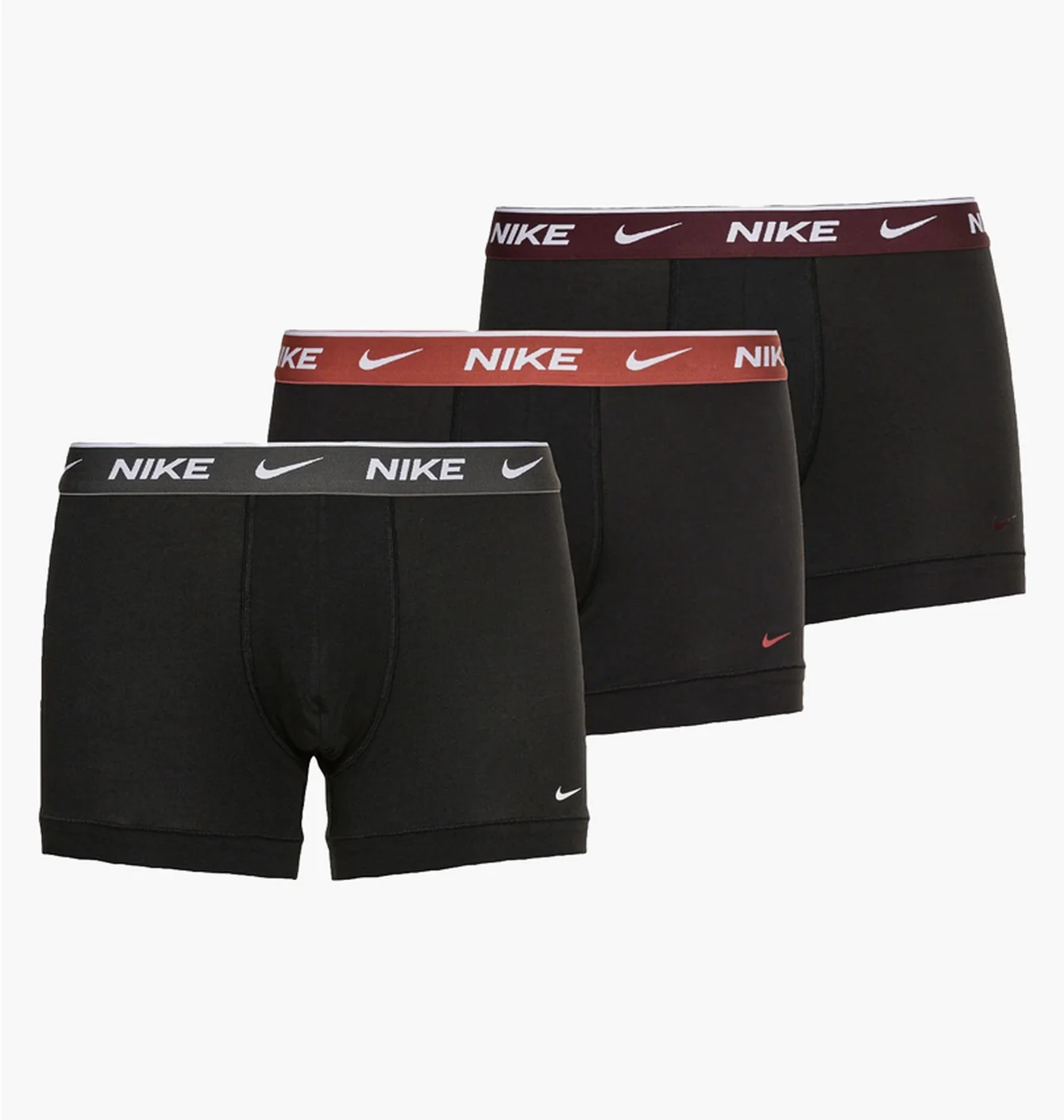 Труси чоловічі Nike Everyday Cotton Stretch Trunk (3 шт) Black 0000KE1008-5I7