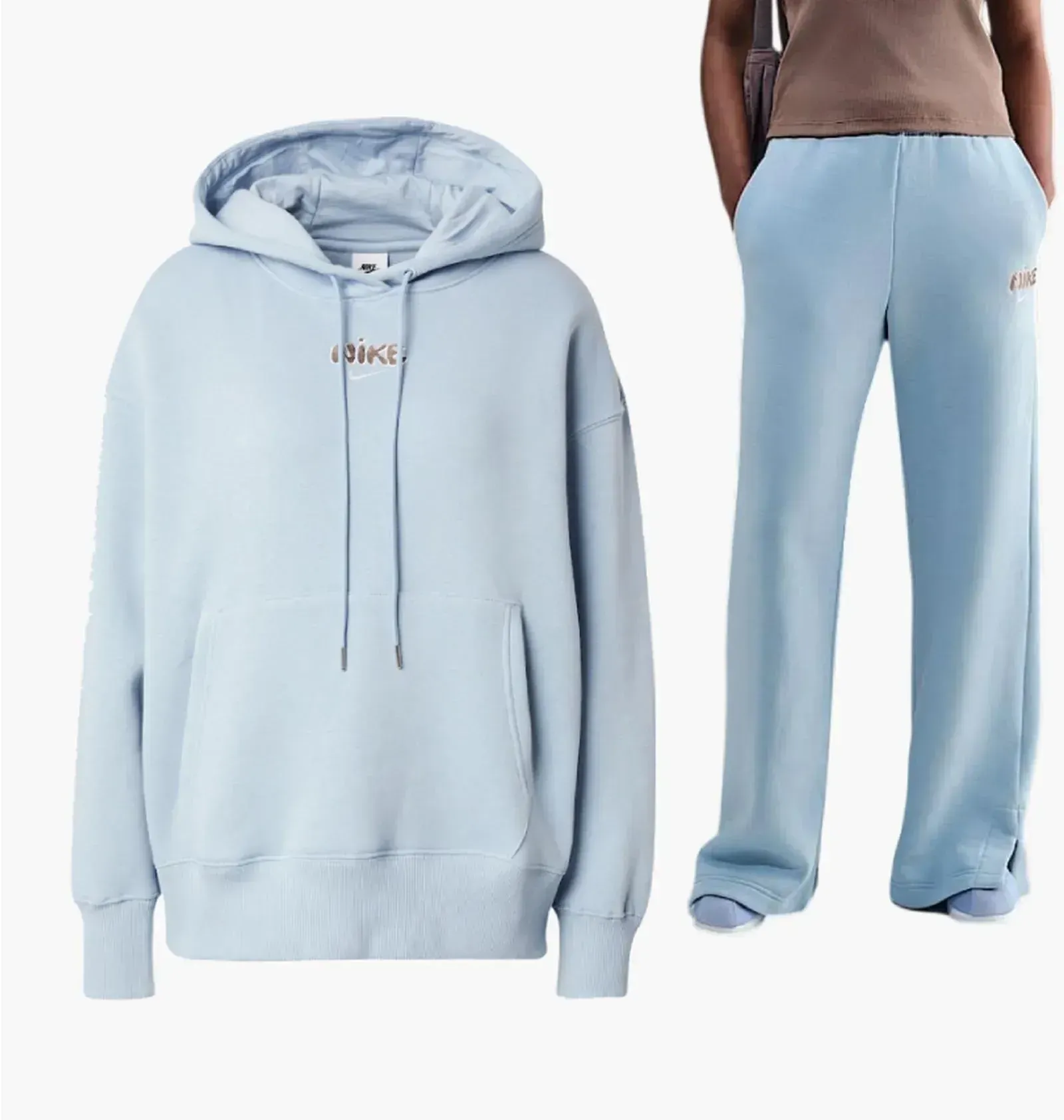 Спортивний костюм унісекс Nike Phoenix Fleece Oversized Light Blue (IQ1425-440__IQ1424-440)