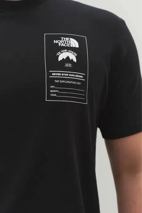 The North Face back print t-shirt in black