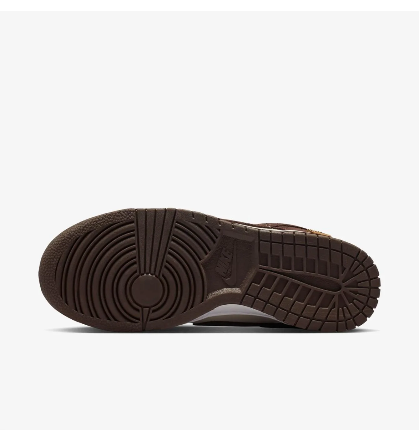 Кросівки жіночі Nike Dunk Low Orewood Mini Swoosh Brown/White IO4244-102