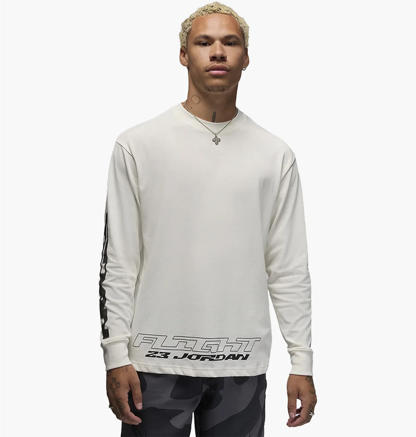 Лонгслив Air Jordan T-Shirt Mvp Beige