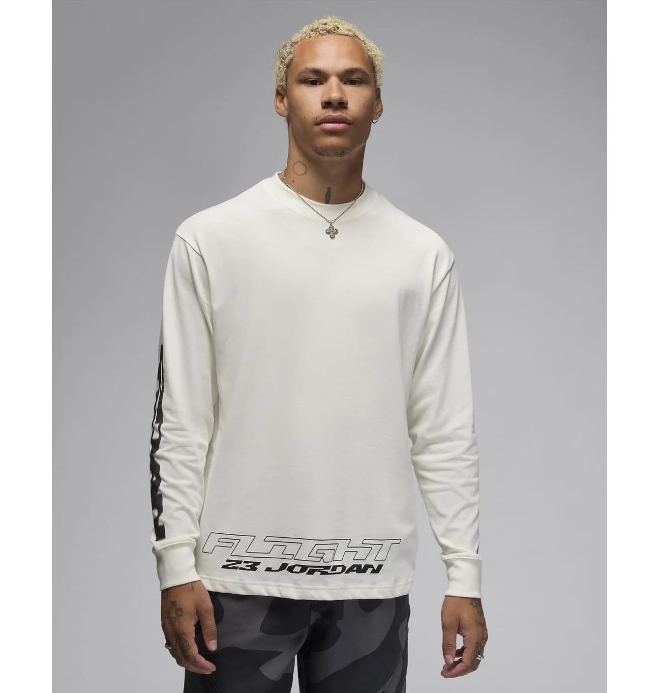 Лонгслив Air Jordan T-Shirt Mvp Beige
