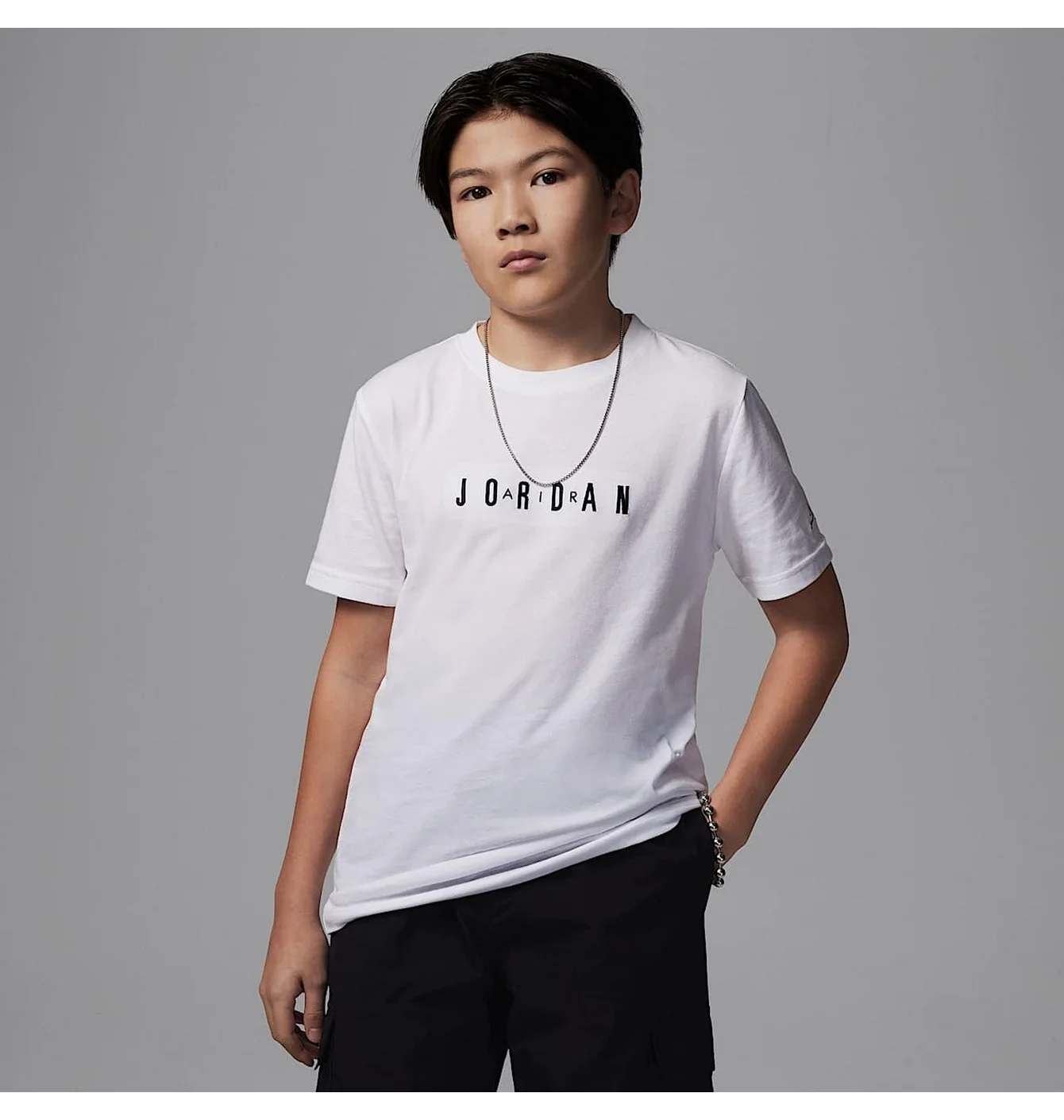Футболка дитяча Air Jordan Big Embroidered T-Shirt White 95D634-001