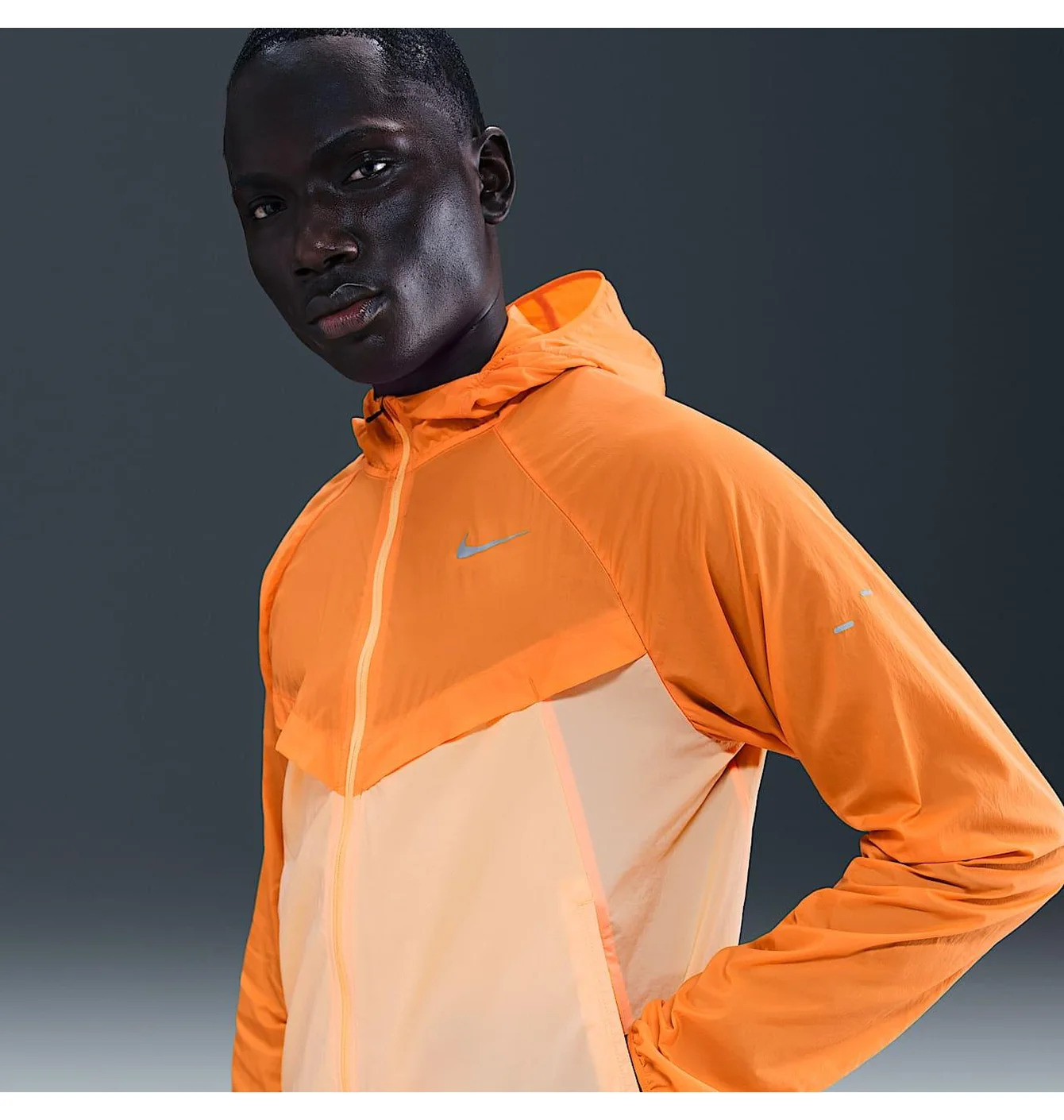 Вітровка чоловіча Nike Stride Repel Uv Orange HV4548-873
