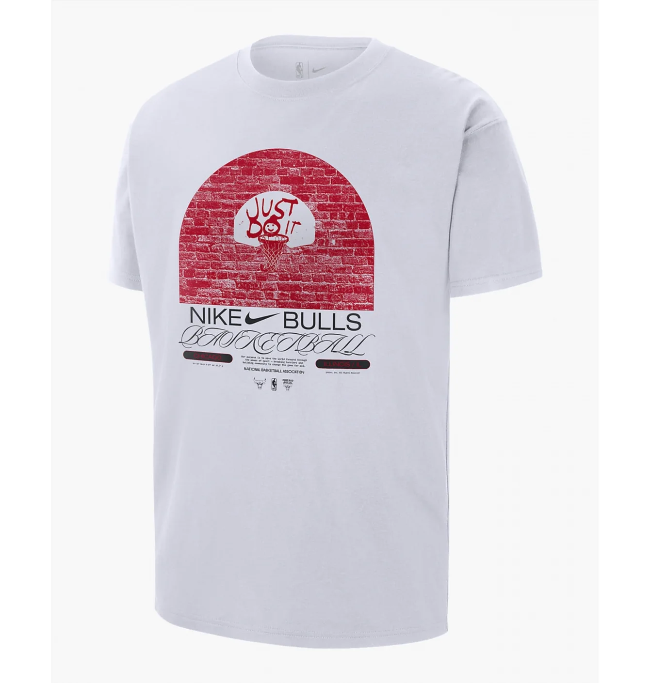 Nike Chicago Bulls White Tee