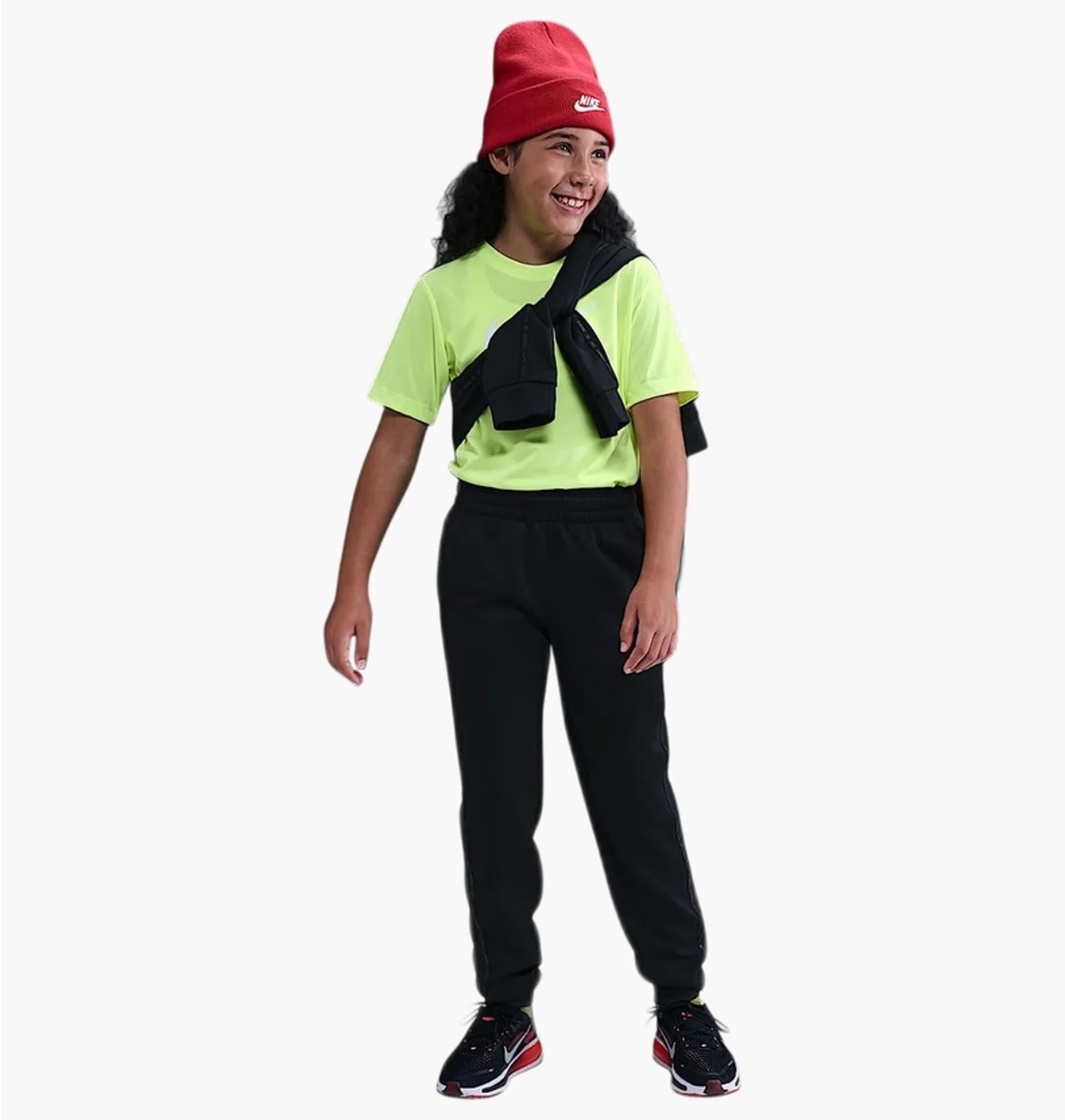 Штани дитячі Nike Sportswear Multi Older Kids Dri- F I T Trousers Black HV0654-010