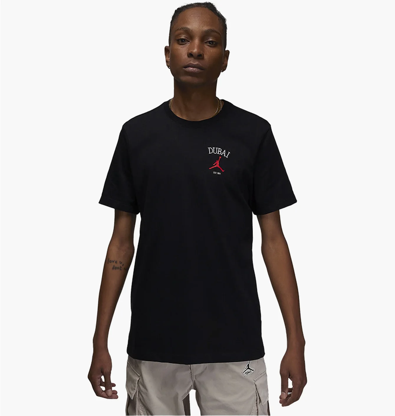 Футболка чоловіча Air Jordan T-Shirt Dubai Black HF1447-010